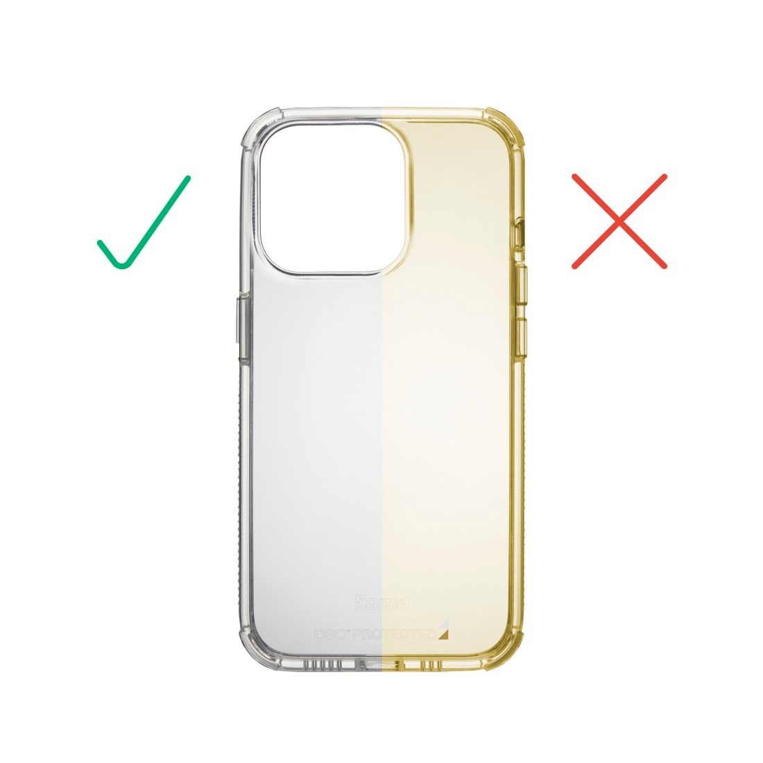 Hama Smartphone-Hülle »Handyhülle „Extreme Protect“ f. iPhone 15 Plus (stoßfest, sturzsicher)«, Apple iPhone 15 Plus, ohne Vergilben