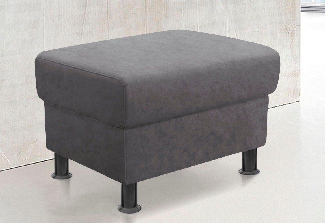 TRENDMANUFAKTUR Hocker »Rondo, Polsterhocker zur Serie, Breite 67 cm, Füße günstig online kaufen