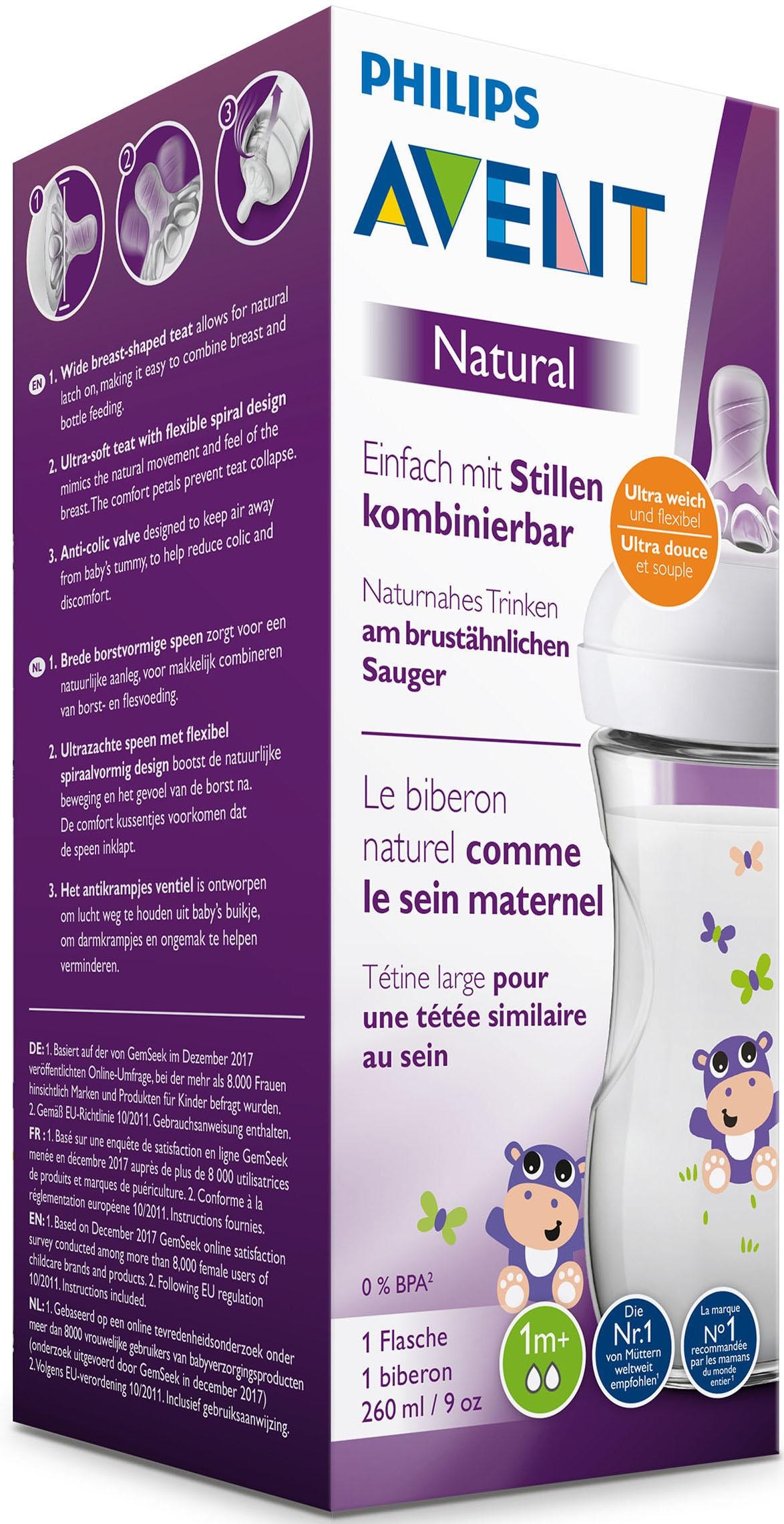 Philips AVENT Babyflasche »Natural Flasche SCF070/22«, Anti-Kolik-System  online kaufen