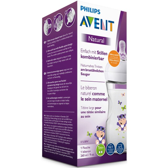 online Anti-Kolik-System Flasche kaufen SCF070/22«, Philips Babyflasche »Natural AVENT