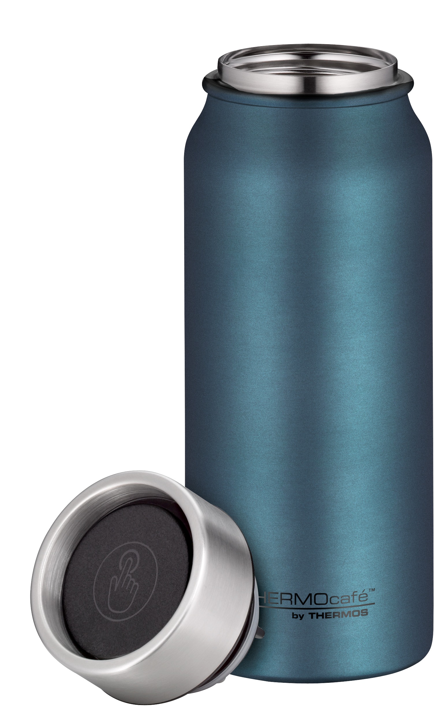 THERMOcafé Thermobecher »TC DRINKING MUG, absolut dicht, spülmaschinenfest«, (1 tlg.), 0,5l, 9h heiß & 20h kalt, zerlegbares Push Button Lid