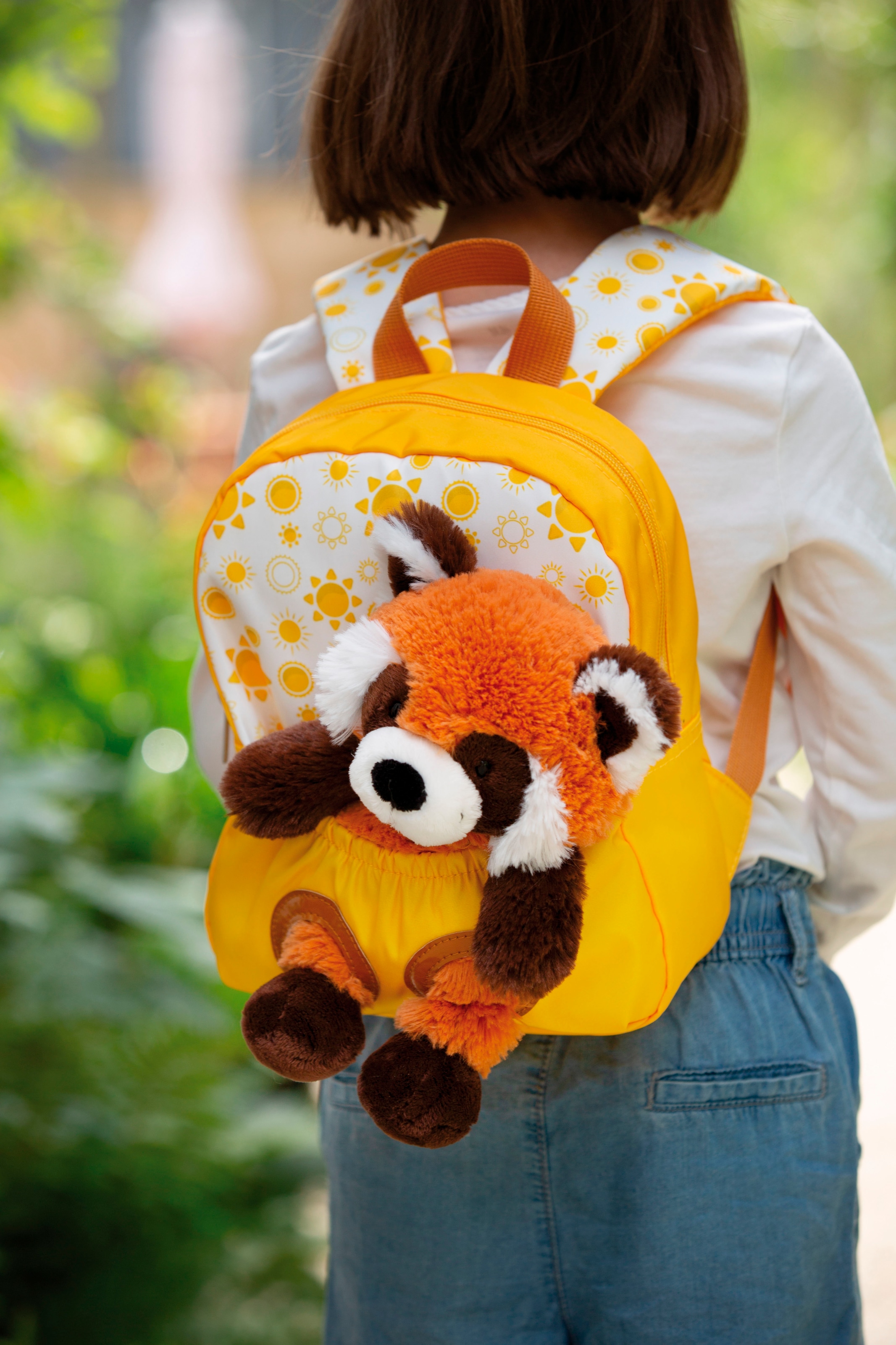 Nici Kinderrucksack »Travel Friends, Rucksack mit Plüsch Roter Panda, 25 cm«