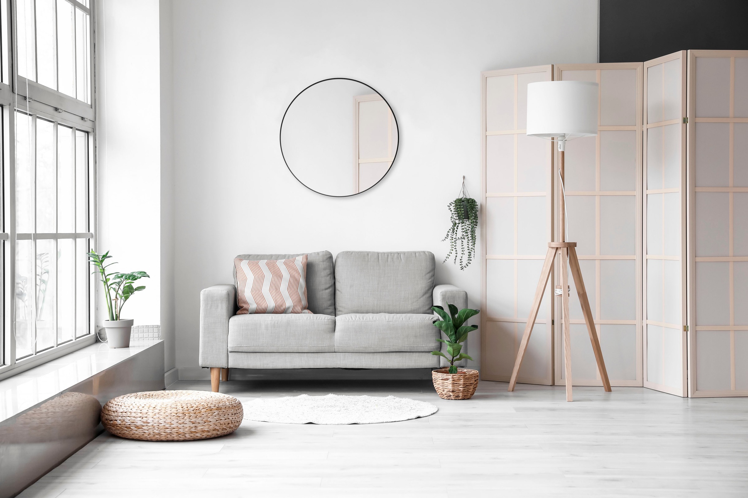 MIRRORS AND MORE Dekospiegel »Britney« Wandspiegel, rund, Ø 80 cm, Metallra günstig online kaufen