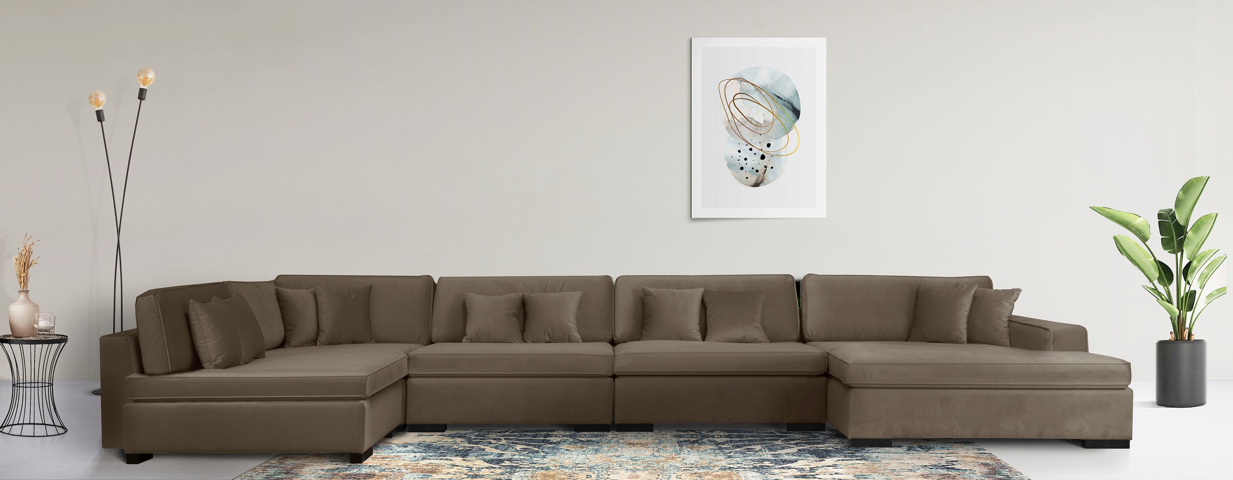 Guido Maria Kretschmer Home&Living Wohnlandschaft »Skara U-Form«, Lounge-So günstig online kaufen
