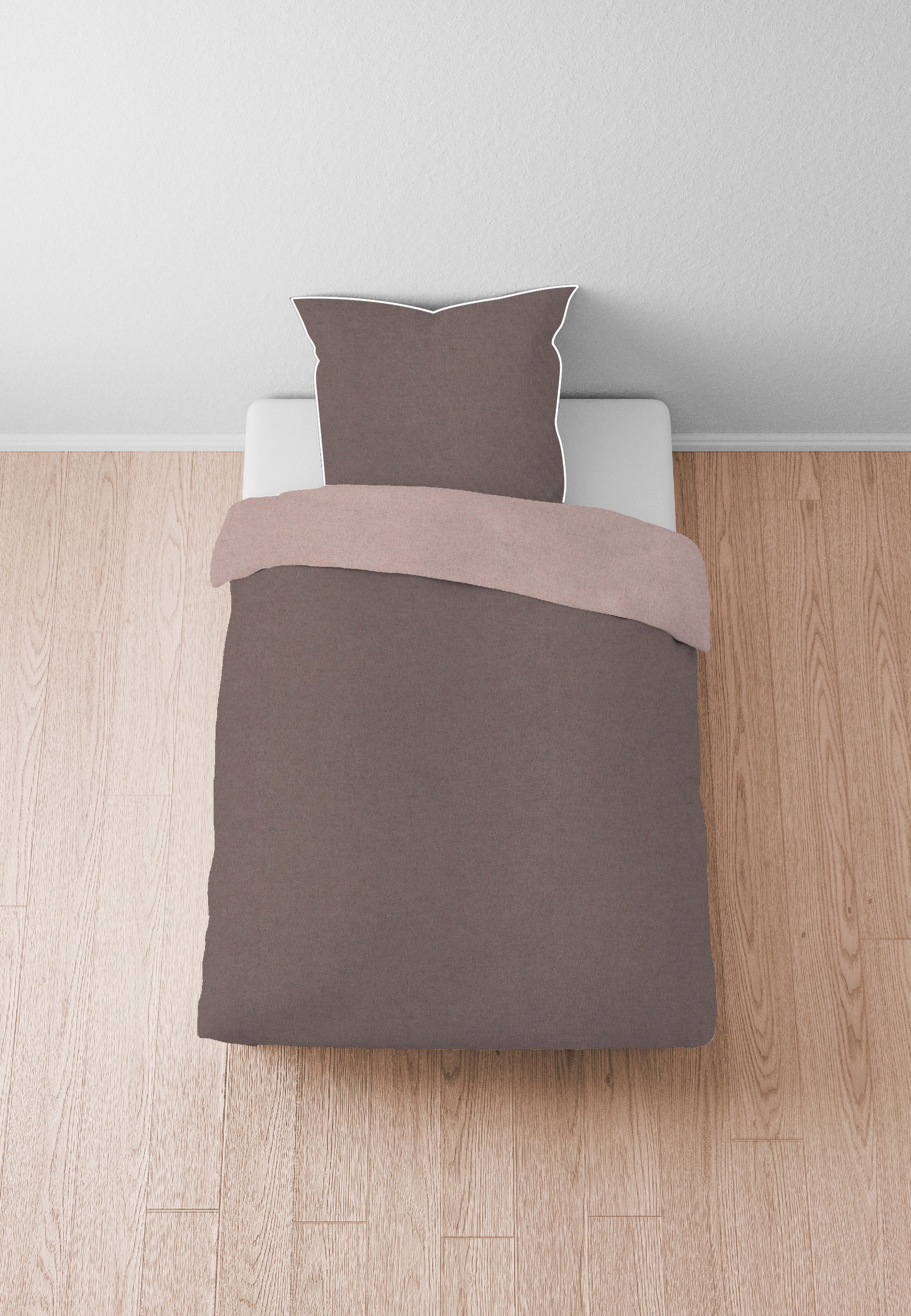 Biberna Wendebettwäsche »Hermal Biber, in Gr. 135x200, 155x220 oder 200x200 günstig online kaufen