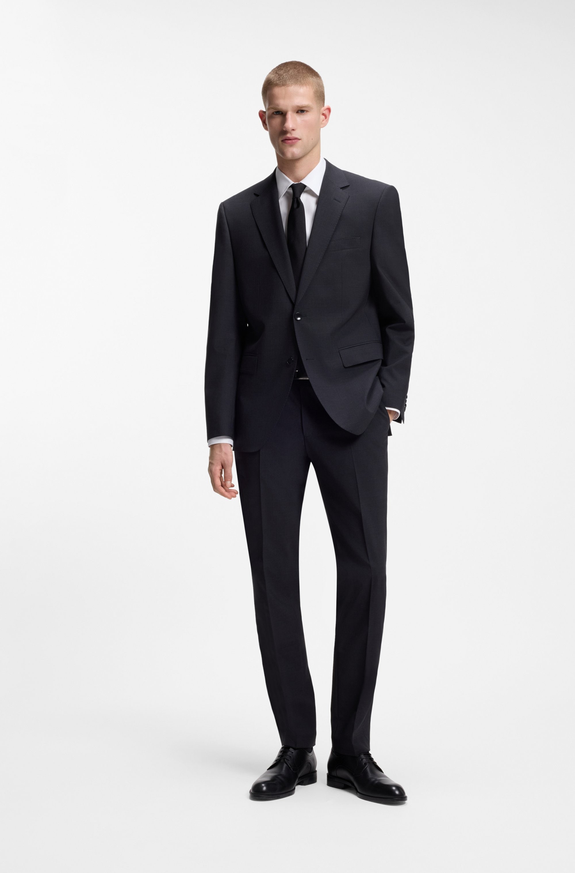 BOSS Businesshemd Kentkragen, Slim Fit, bügelleicht