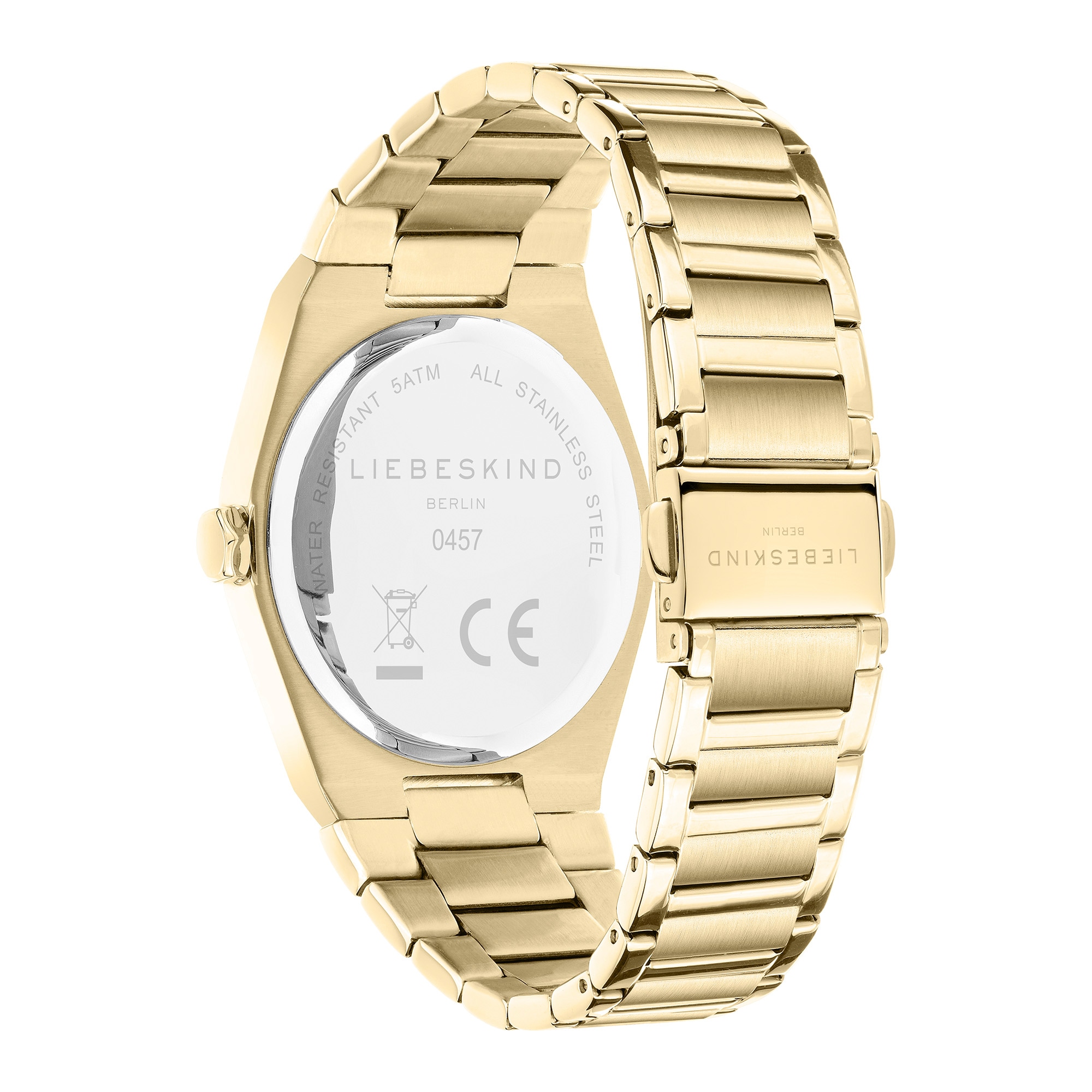Liebeskind Berlin Quarzuhr »Minimalist 45 mm«, Armbanduhr, Damenuhr, Edelstahlarmband, analog