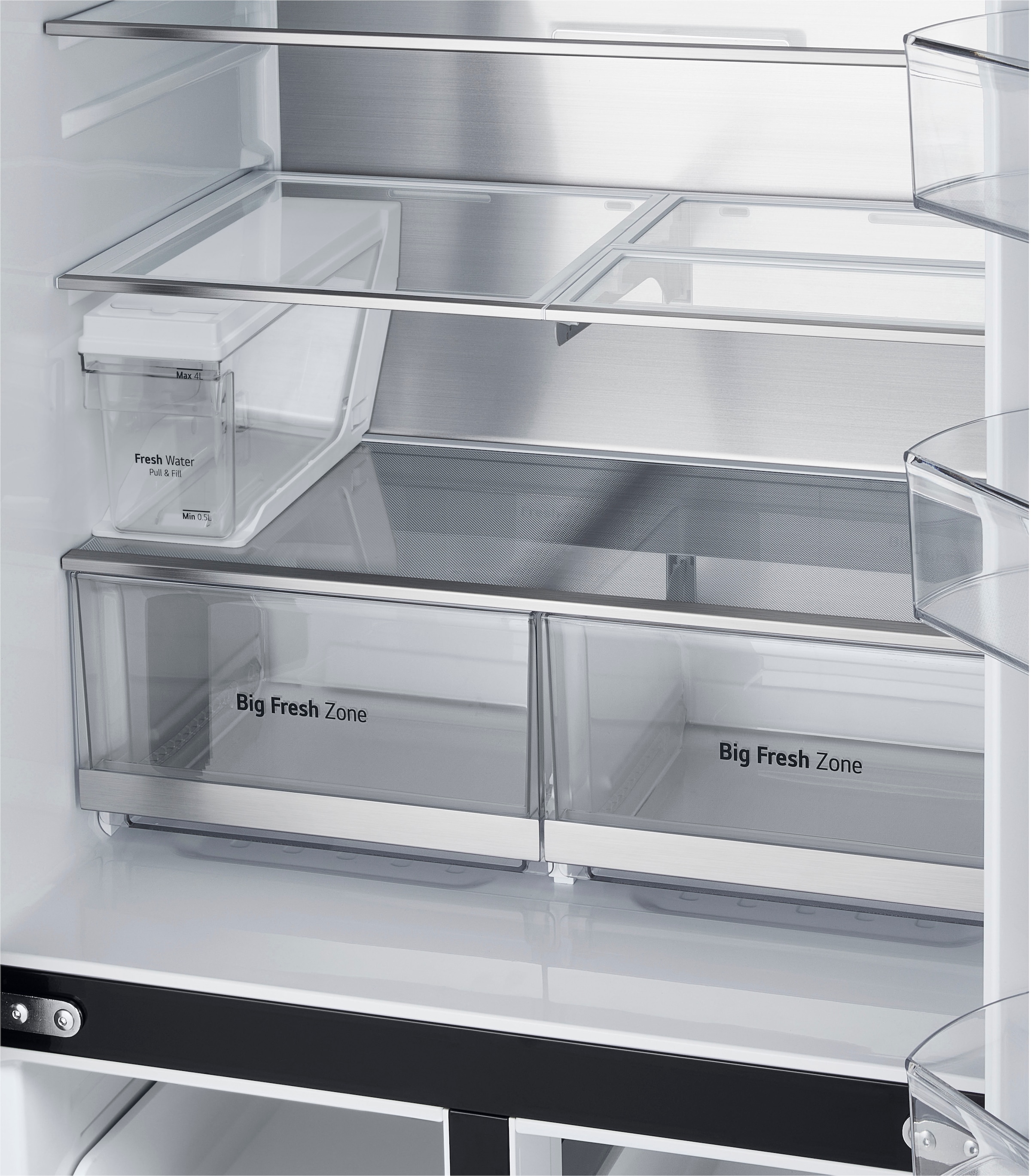 LG Multi Door »GMG761EPAE«, InstaView®, DoorCooling+®