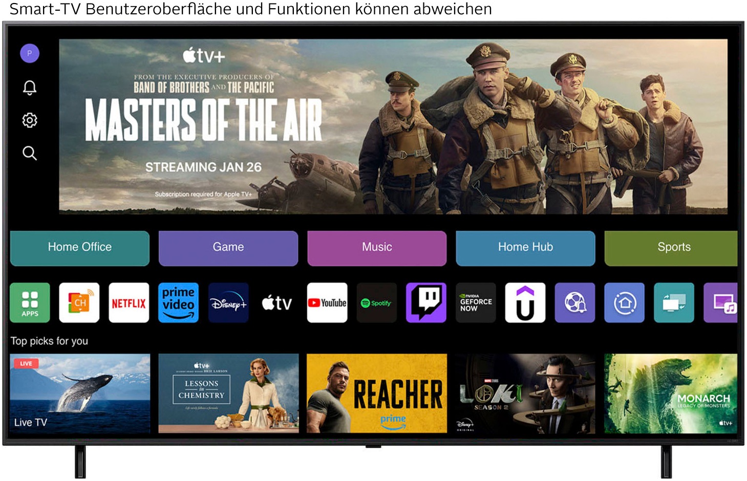 LG QNED-Fernseher »75QNED85A6C«, 4K Ultra HD, Smart-TV