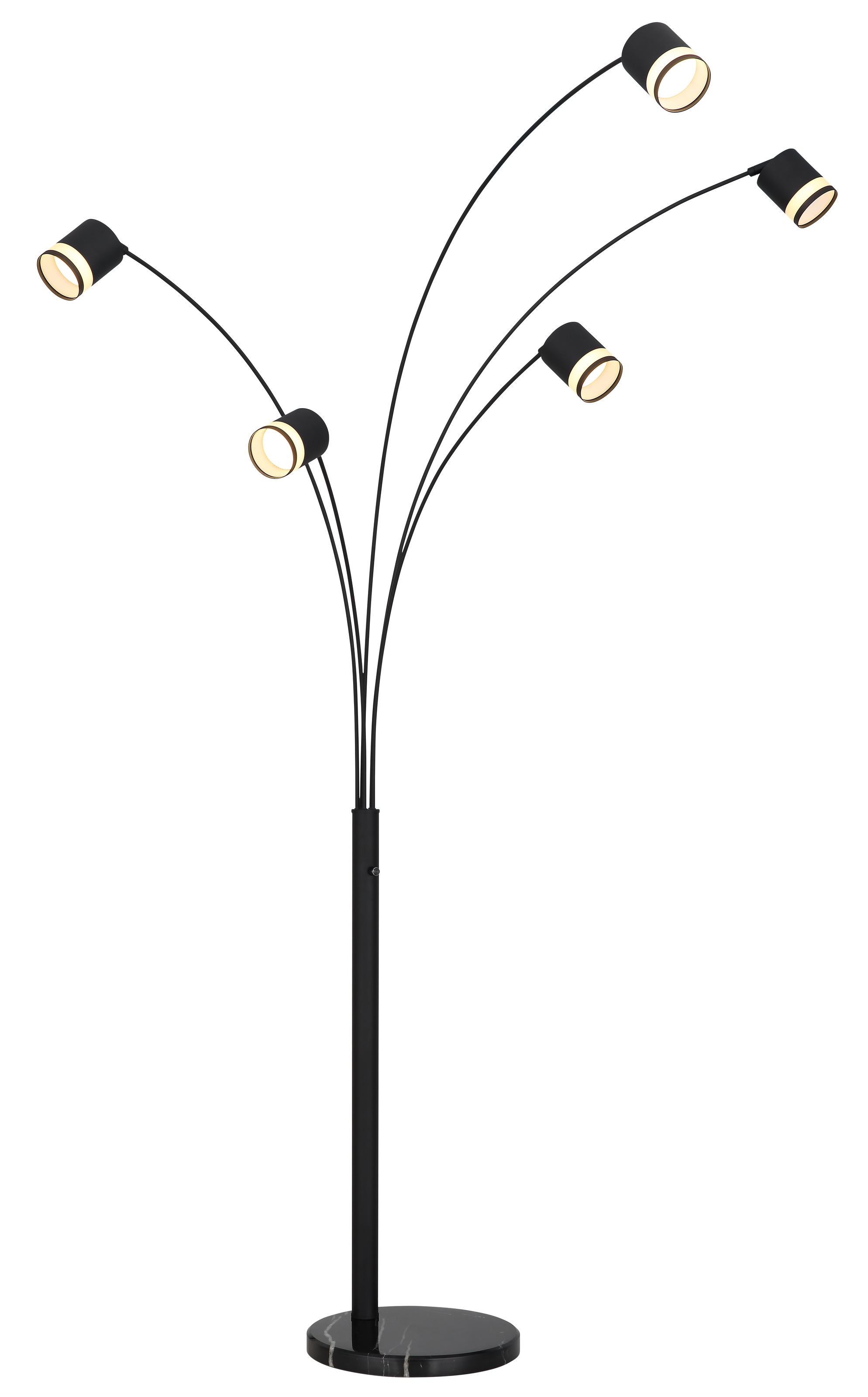 GLOBO LIGHTING Stehlampe »LUCERO«, Leuchtmittel GX53 | Leuchtmittel wechselbar, Stehleuchte/Wohnzimmer/Schlafzimmer/Flur