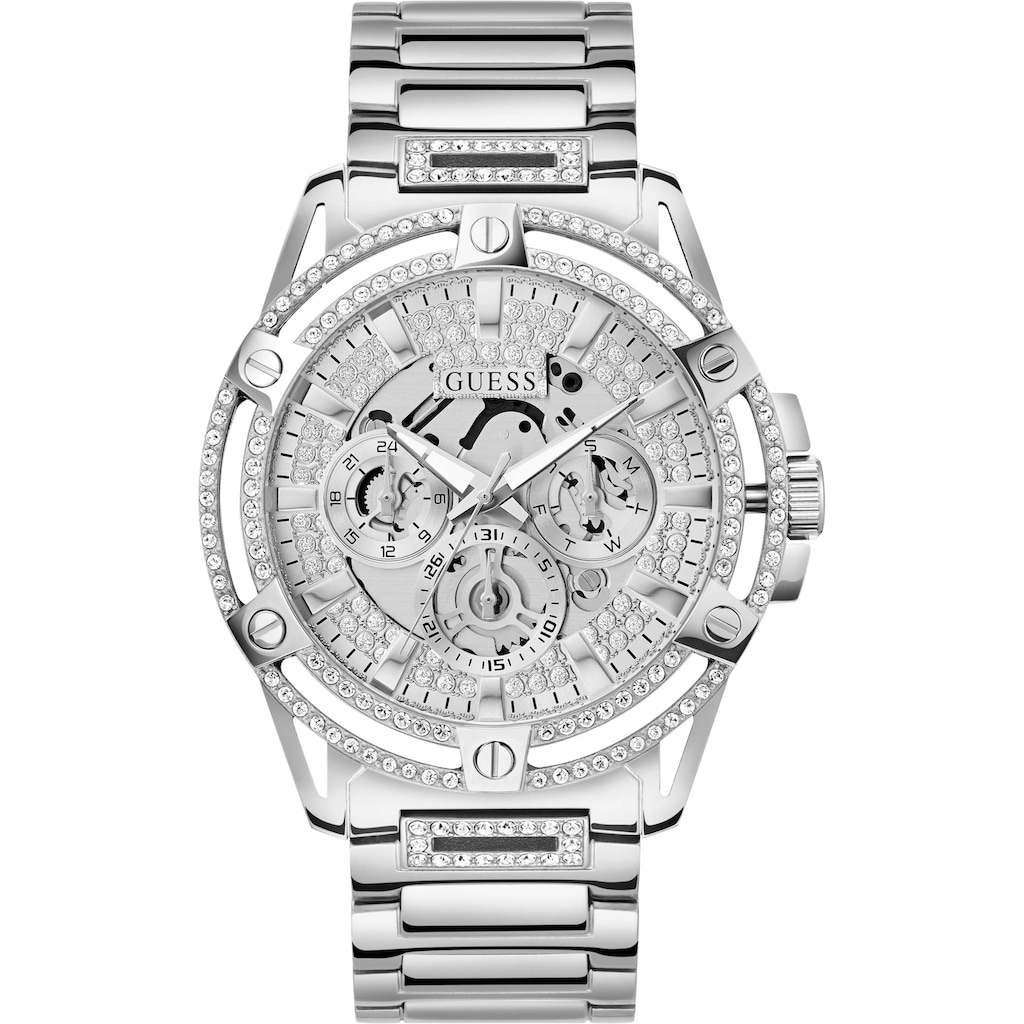 Guess Multifunktionsuhr »GW0497G1«, Armbanduhr, Quarzuhr, Herrenuhr