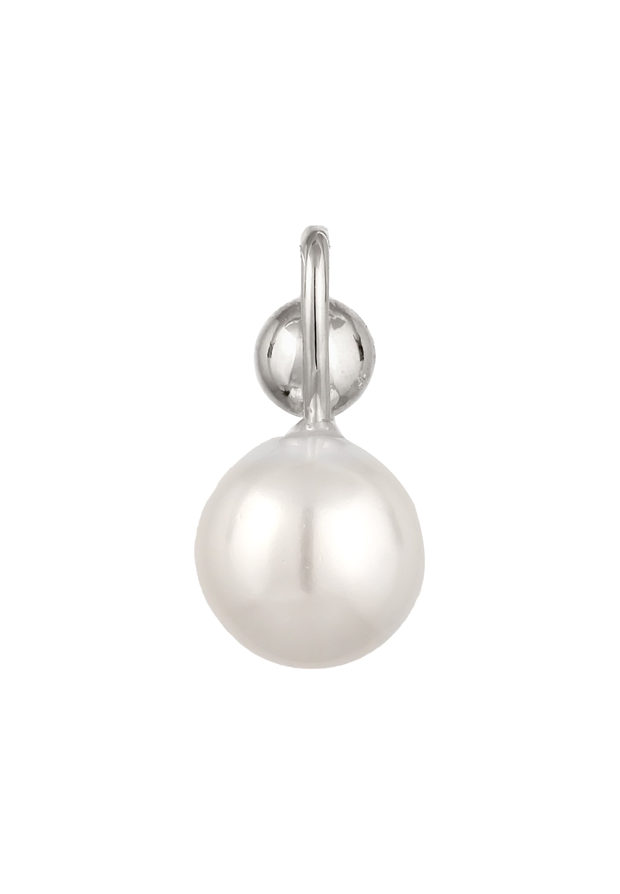 Nenalina Kettenanhänger »Zirkonia Muschelkernperle Klassisch 925 Silber«