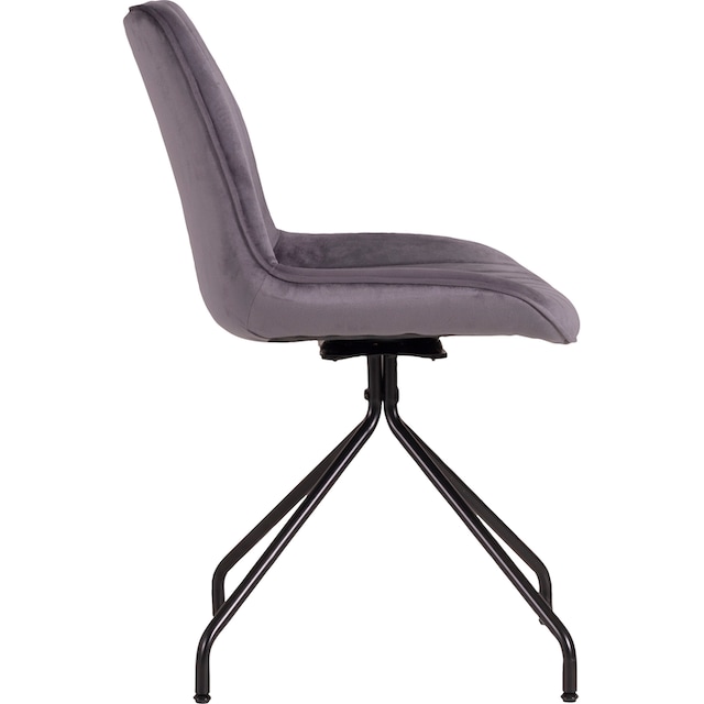 Homexperts Stuhl »MERLE 01 VS (94010)«, Samt, 360 Grad drehbare Sitzschale  auf Rechnung kaufen