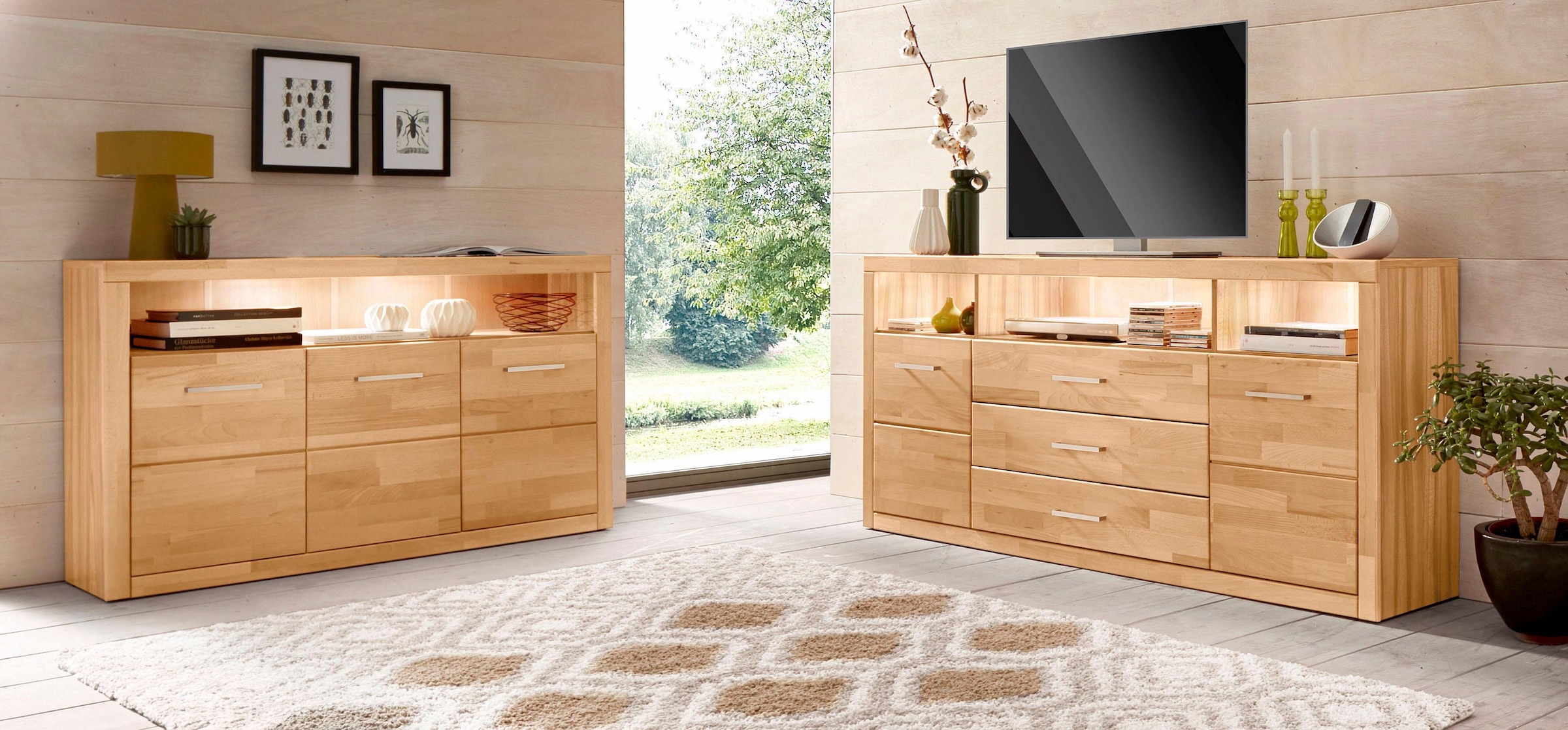 Woltra Sideboard »Ribe«, Breite 180 cm auf Rechnung kaufen