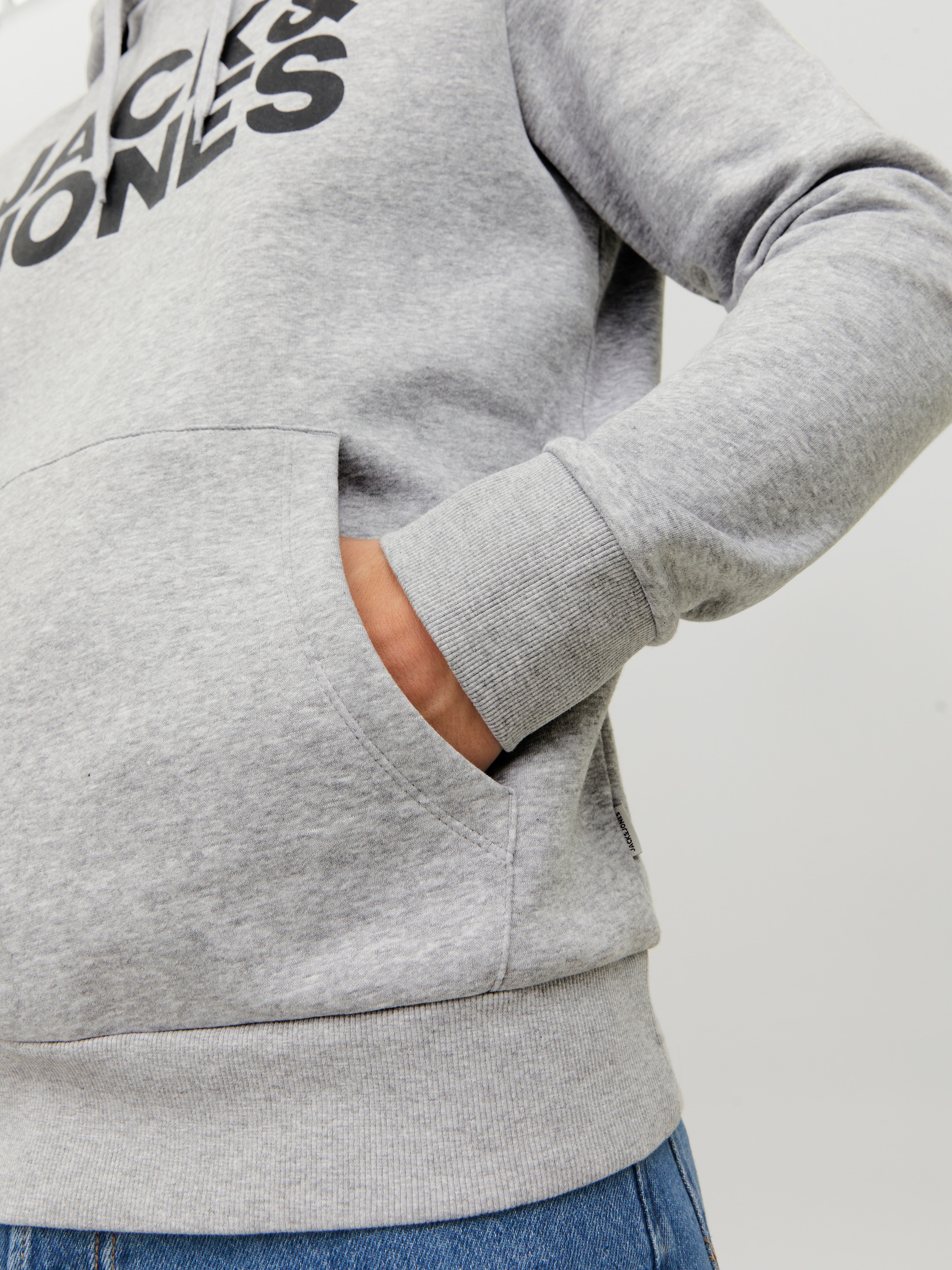 Jack & Jones Kapuzensweatshirt »JJECORP  Kapuze und Frontprint«, bedruckt, modisch, regular fit, Baumwollmischung, Rundhals
