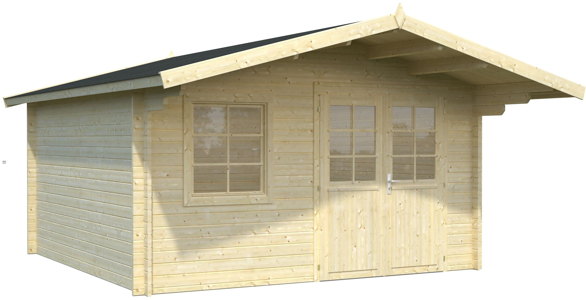 PALMAKO Gartenhaus »B_ritta« 14, 6 qm naturbelassen