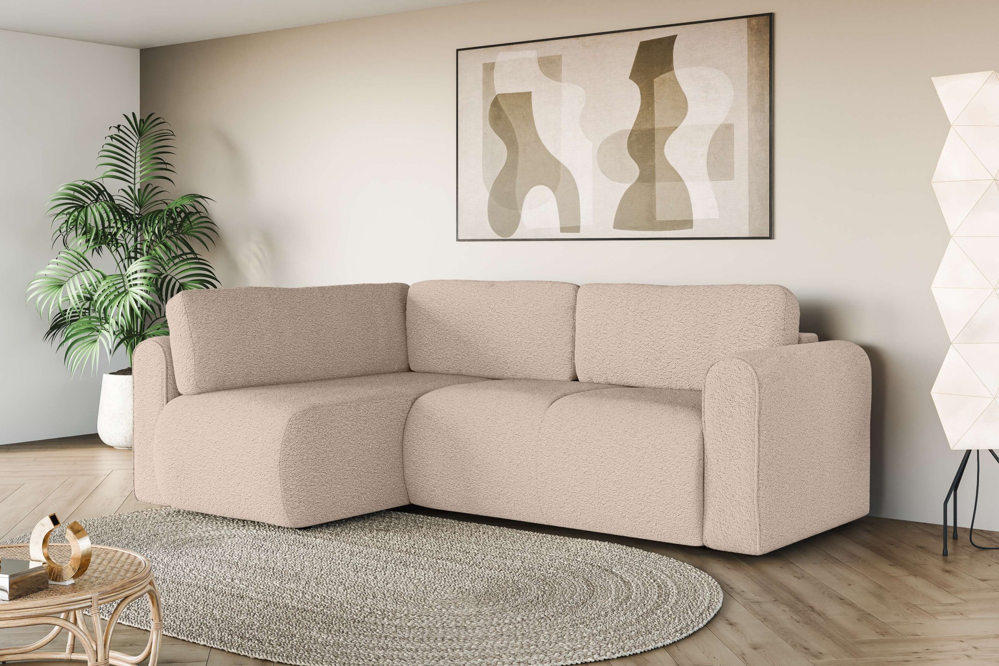 INOSIGN Ecksofa »Zacharia wahlweise Schlafsofa mit Bettkasten, B/T/H 250/16 günstig online kaufen