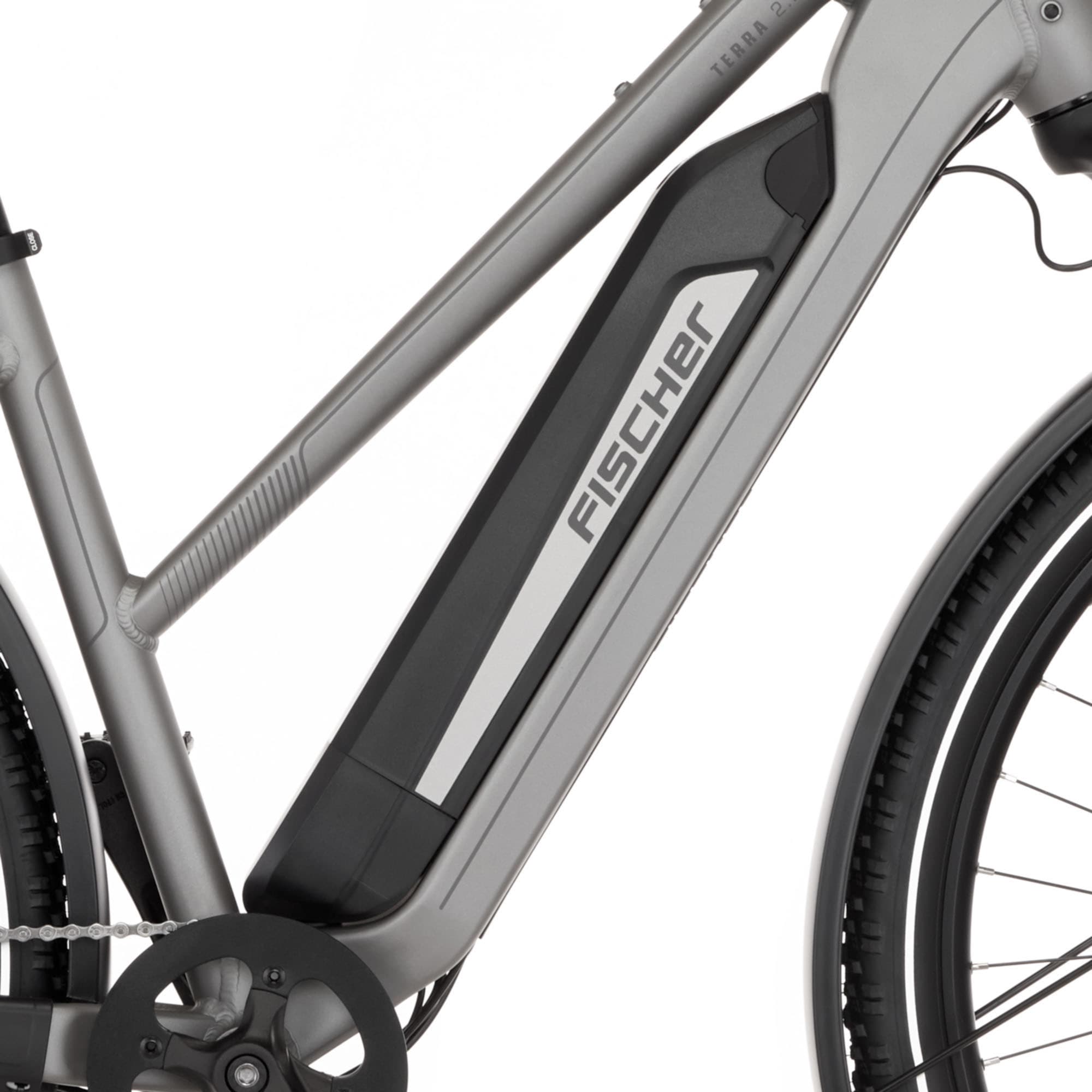 FISCHER Fahrrad »TERRA 2.2 459« 8 Gang Shimano ACERA Schaltwerk Heckmotor mit Akku-Ladegerät;mit Werkzeug, 