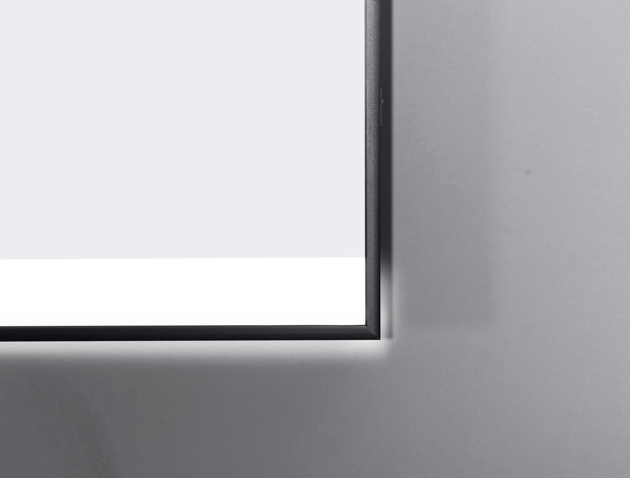 Talos Badspiegel »BLACK SHINE«, (Komplett-Set), BxH: 120x70 cm, energiesparend