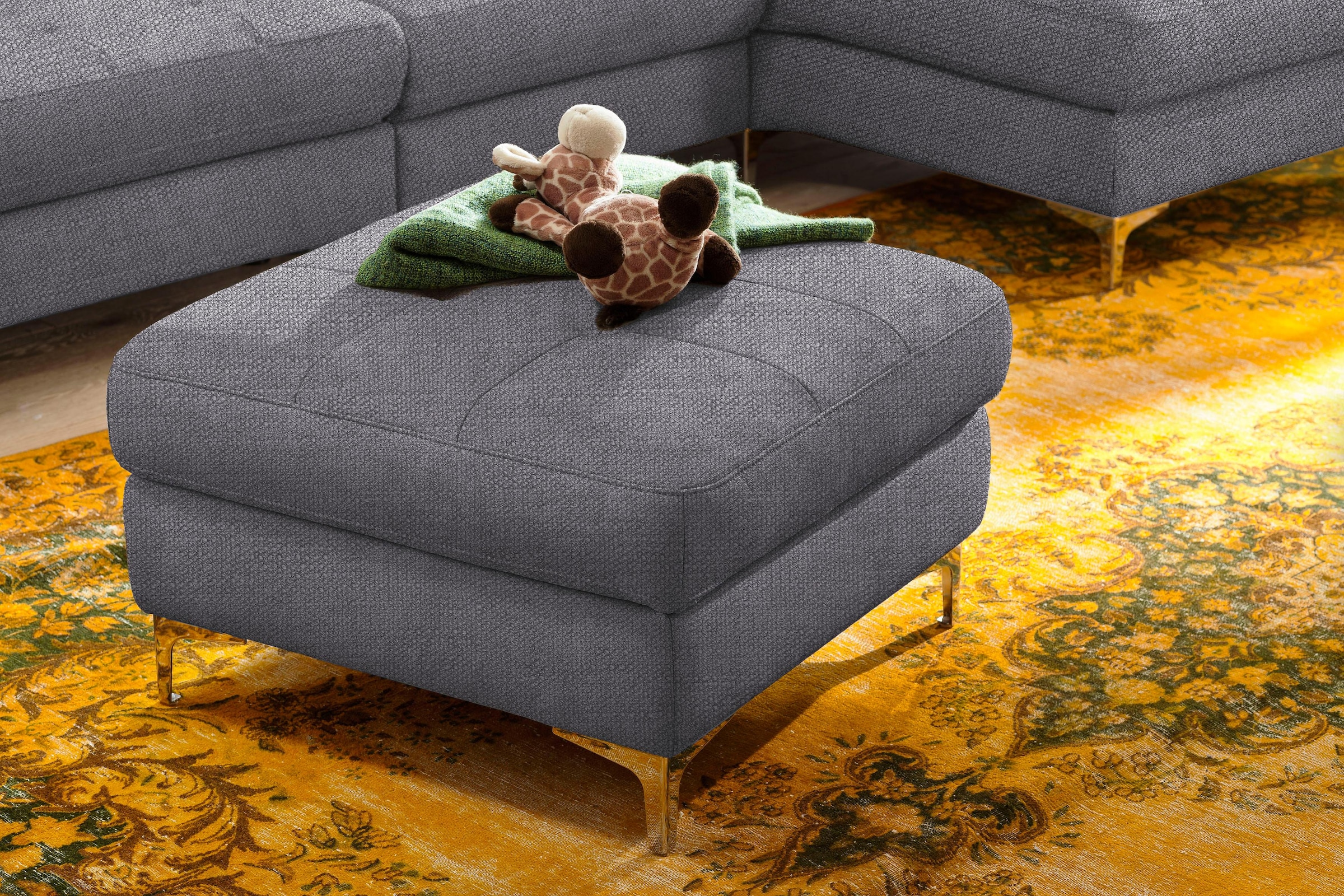 Home affaire Polsterhocker »Basel« passend zur Basel-Serie günstig online kaufen