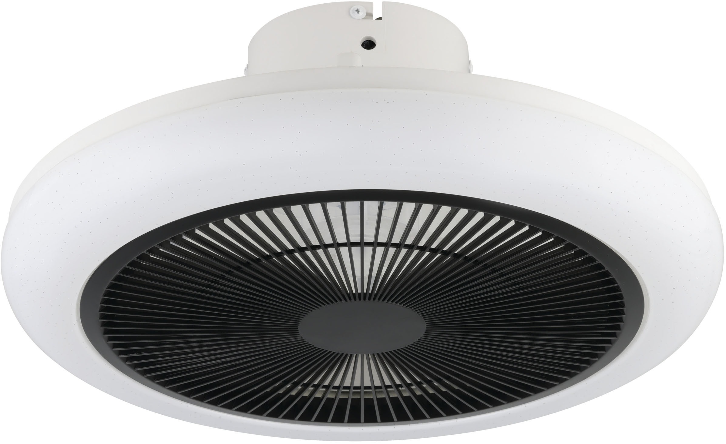 EGLO LED Deckenleuchte »KOSTRENA Leuchte und Ventilator - ABS - LED - 3X8,5W - IP20« LED-Modul 1 Stk. Kaltweiß | Neutralweiß | Warmweiß Deckenventilator, Deckenleuchte, Wohnzimmer, Schlafzimmer, H19xØ45,5cm
