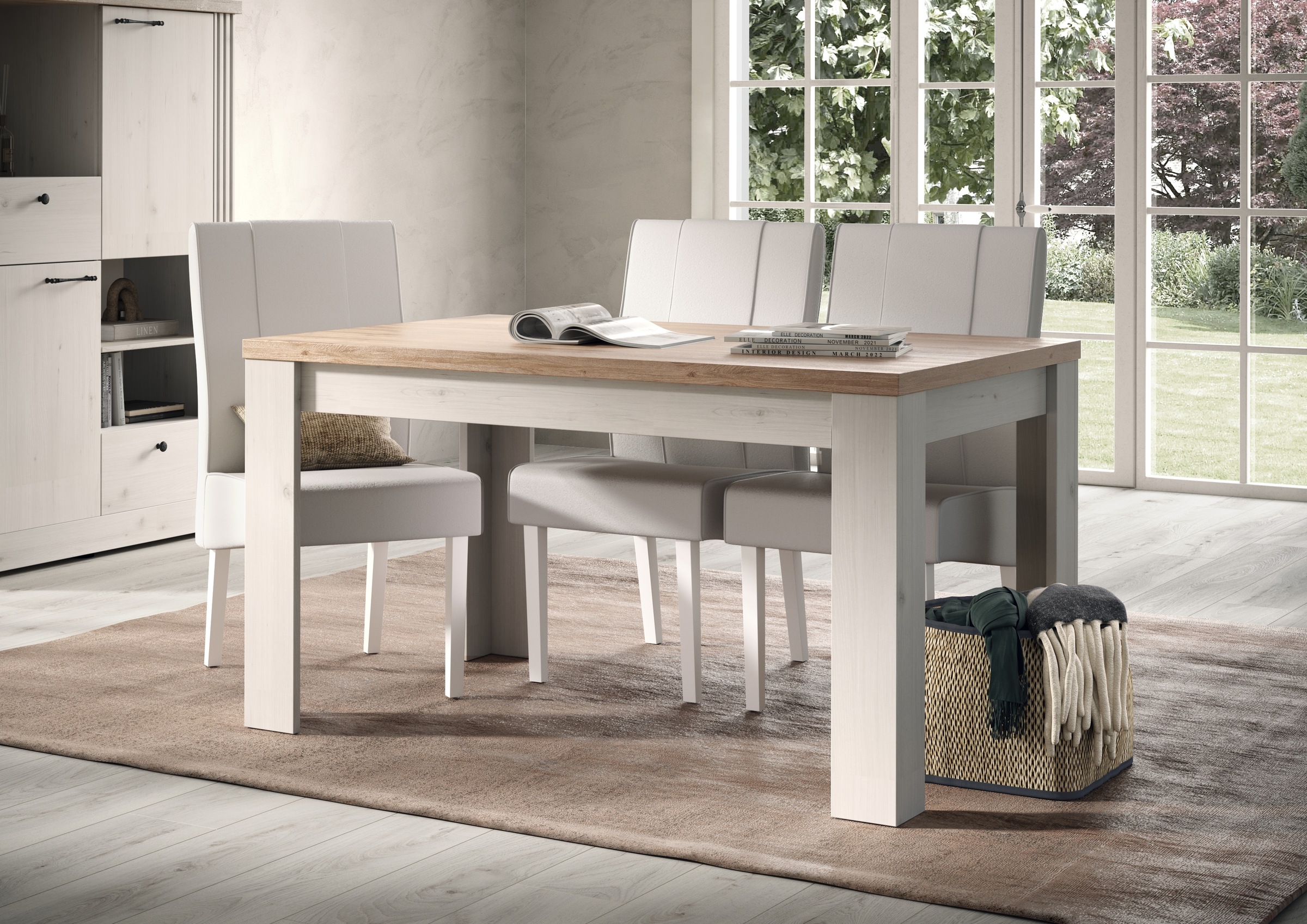 Home affaire Esstisch »Country 137 x 90 cm, Küchentisch, Esszimmertisch,«, günstig online kaufen
