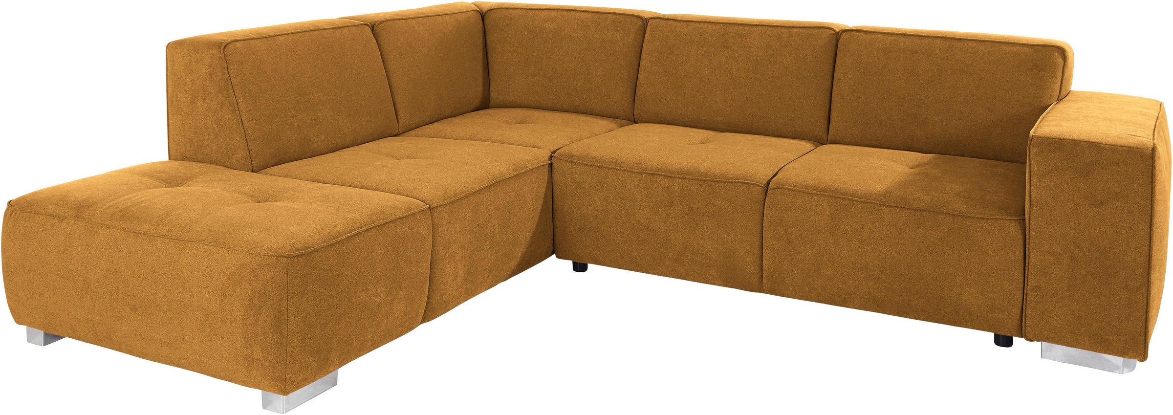 INOSIGN Ecksofa »Sapporo L-Form« wahlweise Bettfunktion oder Sitztiefenvers günstig online kaufen