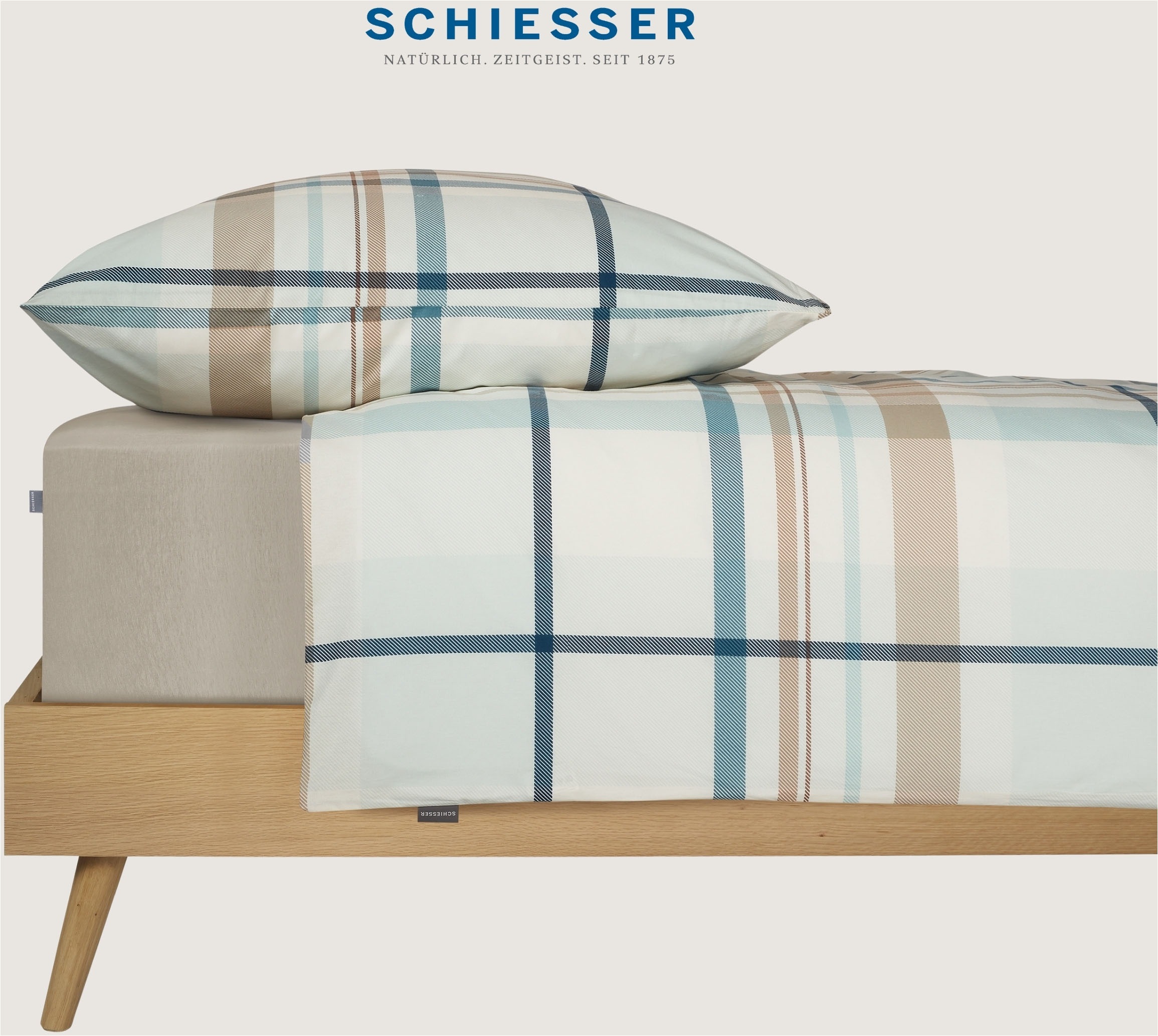 Schiesser Spannbettlaken »Flexi aus 95% Baumwolle und 5% Elastahan in Premi günstig online kaufen