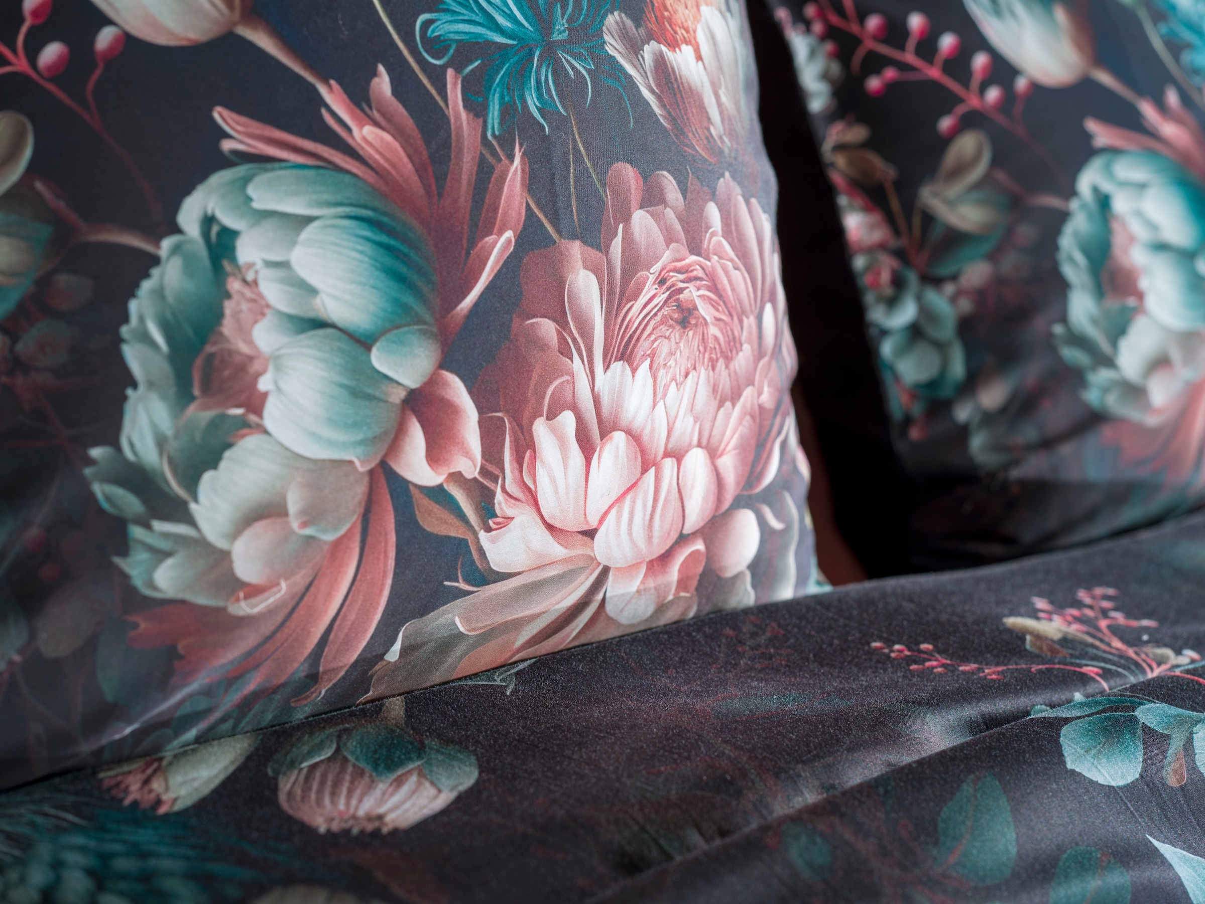 Heckett & Lane Bettwäsche »Milos« 2 tlg. Bettwäsche aus hochwertigem Mako-Satin, Bettwäsche ab 135x200 cm