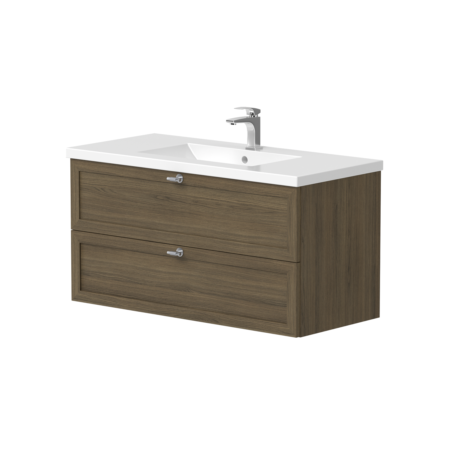 welltime Waschtisch »Rustic«, mit Soft-Close-Funktion, Breite 101,5 cm, Eic günstig online kaufen