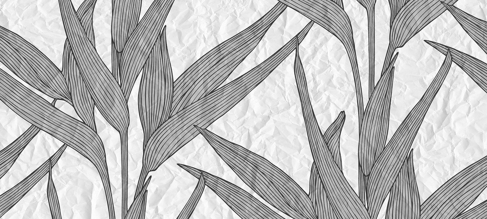 Architects Paper Fototapete »Atelier 47 White Paper Leaves 1«, floral, Vlie günstig online kaufen