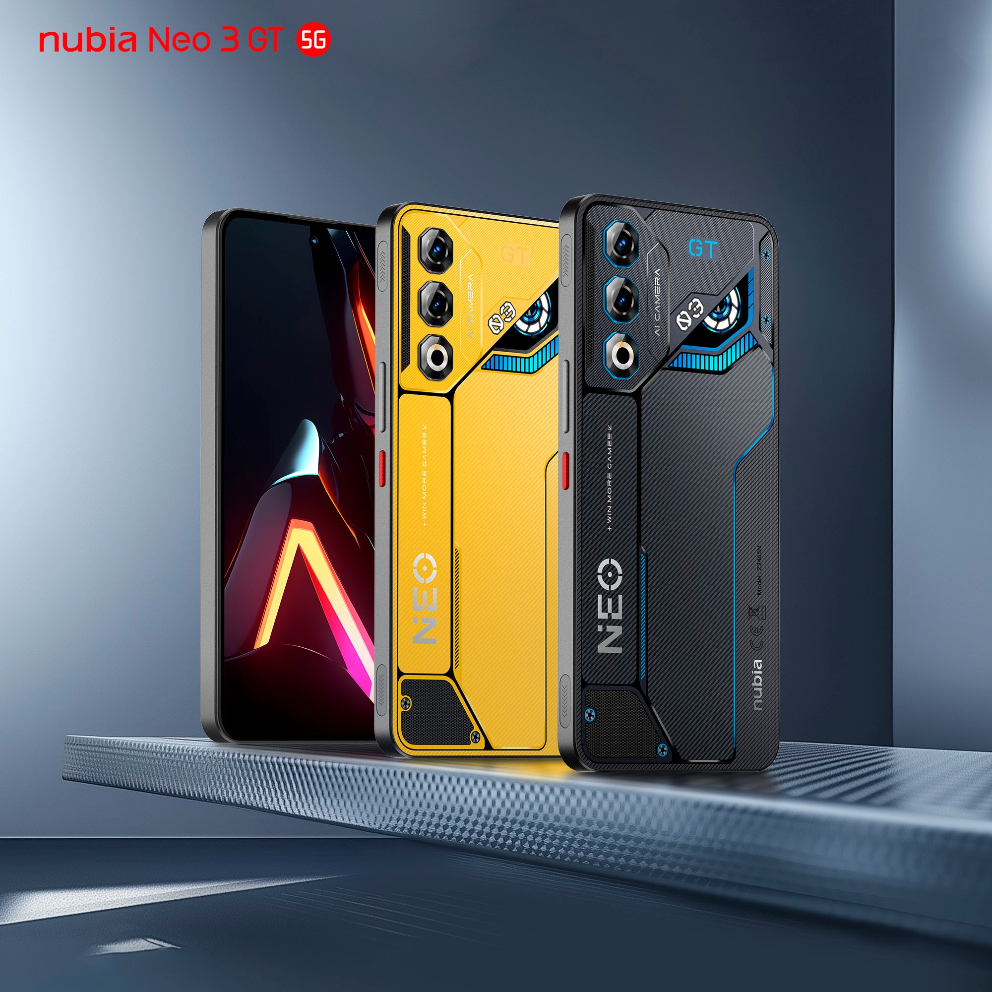 Nubia Smartphone »Neo 3 GT 5G«, Interstellar Gray