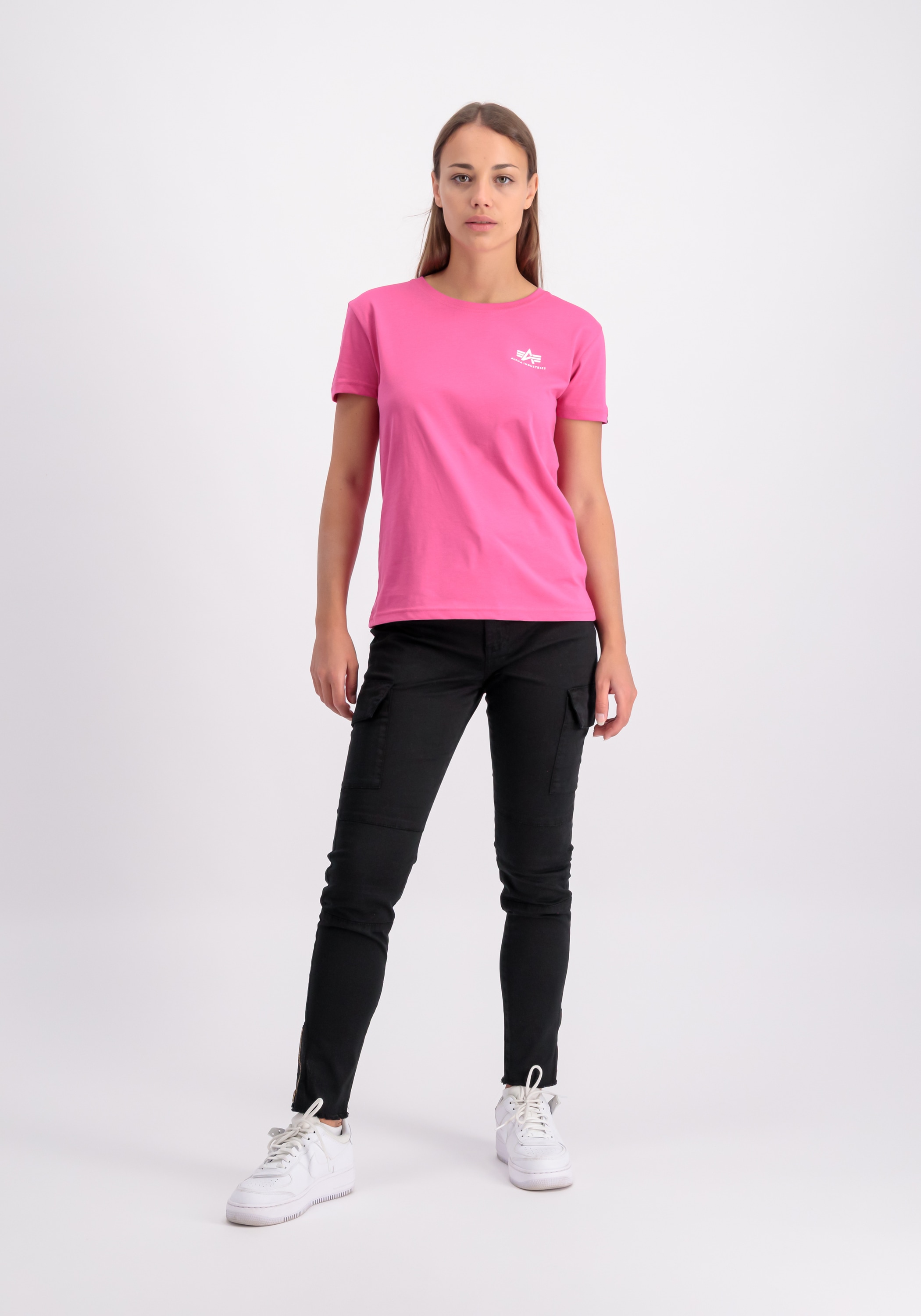Alpha Industries T-Shirt »Alpha Industries Women - T-Shirts Basic T Small Logo Women«