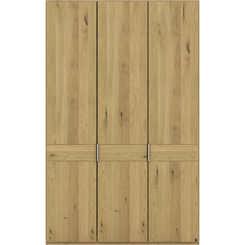 MUSTERRING Drehtürenschrank »Savona, Kleiderschrank, Schrank, Garderobe, teilmassiv Eiche« mit Türdämpfern, in 5 Breiten & 2 Höhen, extra Böden,...