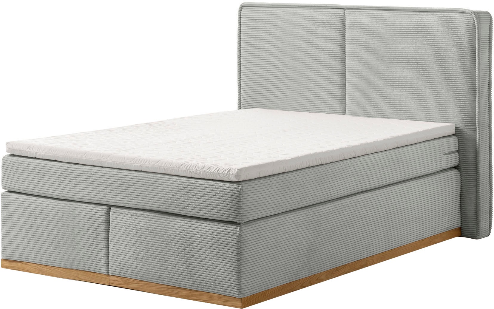 Home affaire Boxspringbett »SHERWOOD Cord Hotelbett, Polsterbett Premiumbet günstig online kaufen