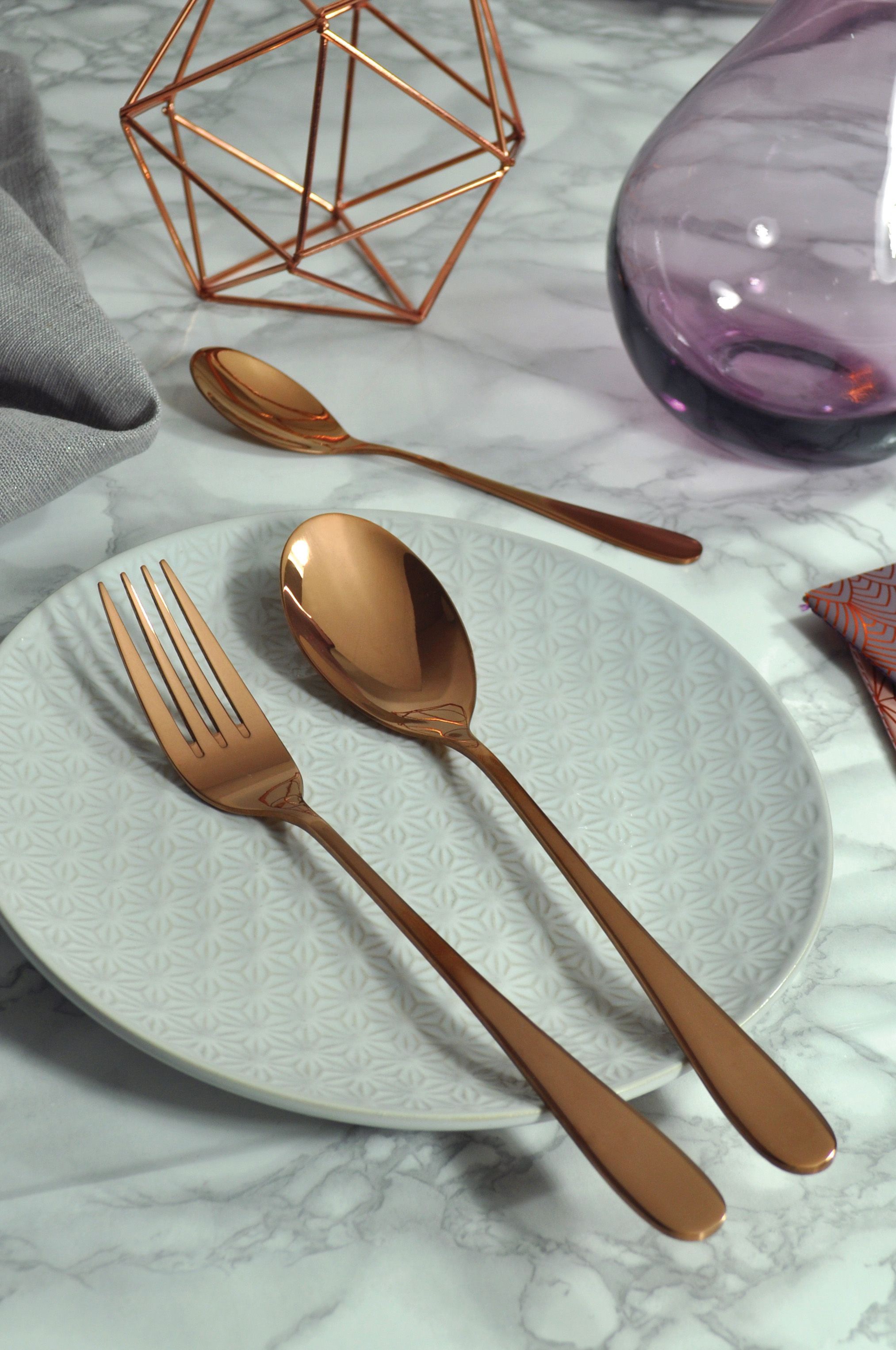 PINTINOX Besteck-Set »Princess«, (Set, 24 tlg.), PVD Beschichtung, spülmaschinengeeignet