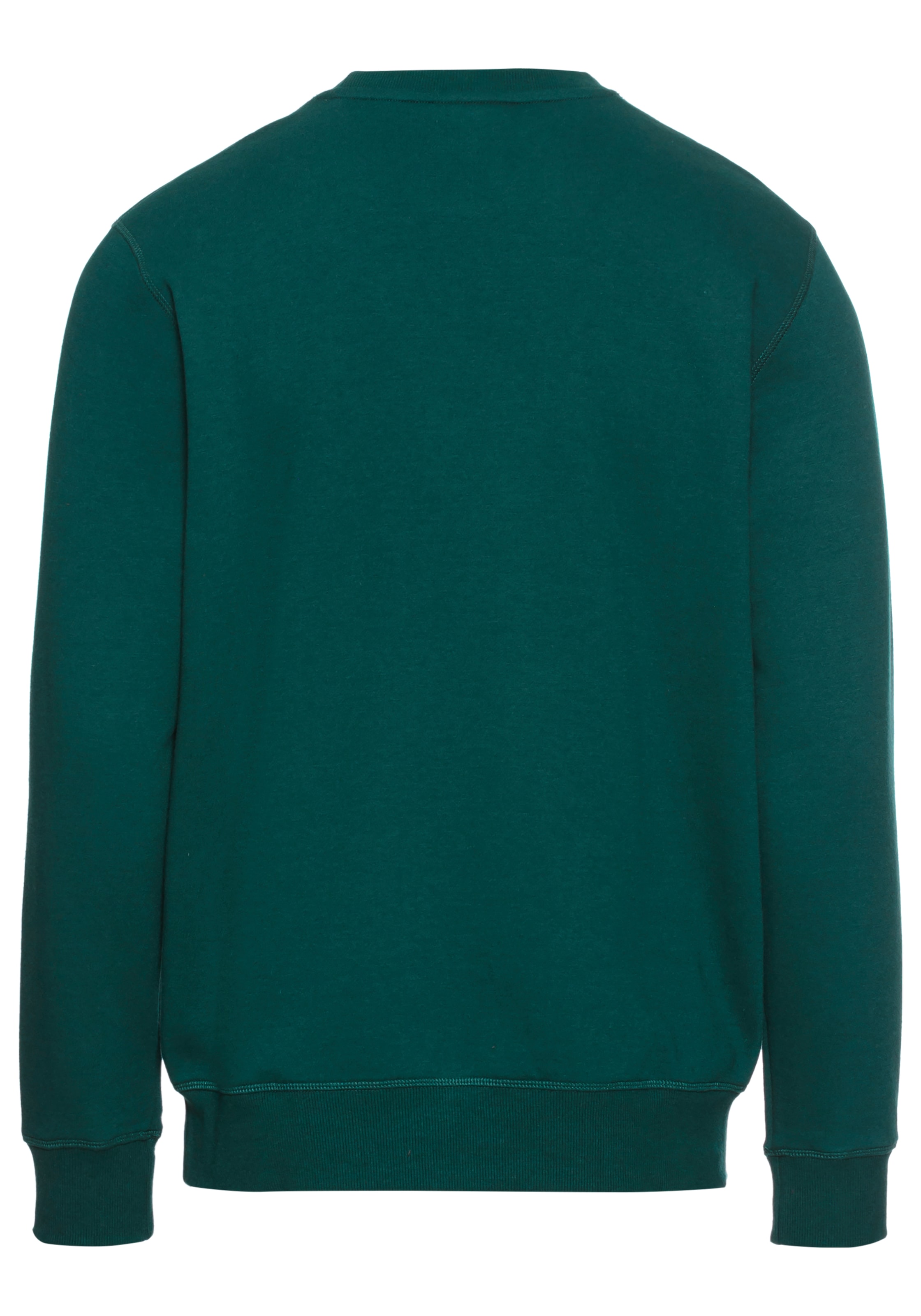 Man's World Sweatshirt, Langarm, Basic-Stil, unifarben, Rundhalsausschnitt