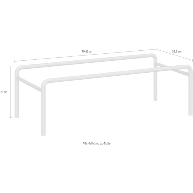 Hammel Furniture Untergestell »Keep by Hammel Metall Sockel«, für Breite 88,6  cm. Modul: 100, flexible Möbelserie auf Rechnung kaufen