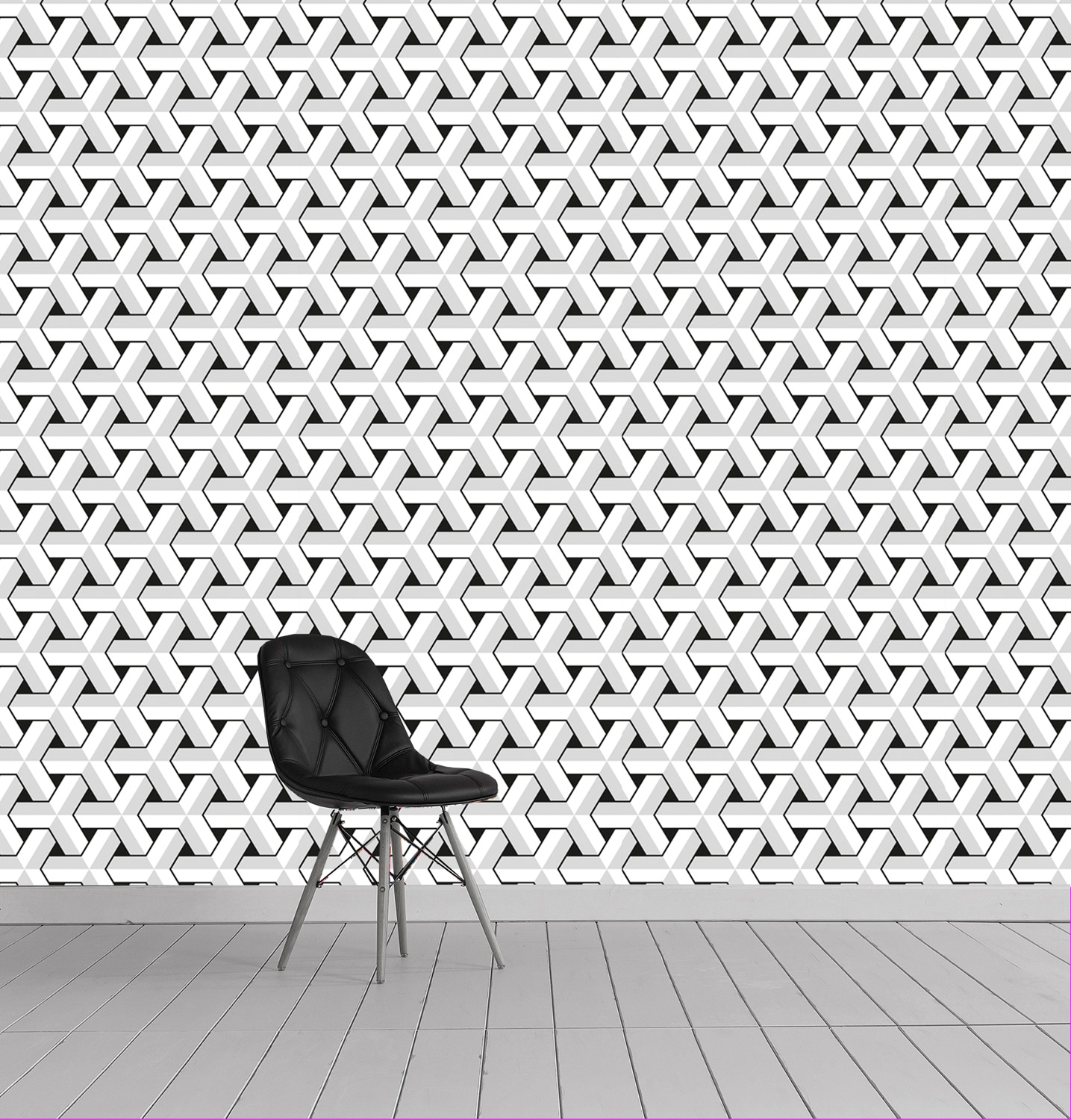queence Vinyltapete »Andrew«, gemustert-Farbverlauf-bedruckt-abstrakt, 90x250cm, selbstklebend, kinderleichte Anbringung, Sticker