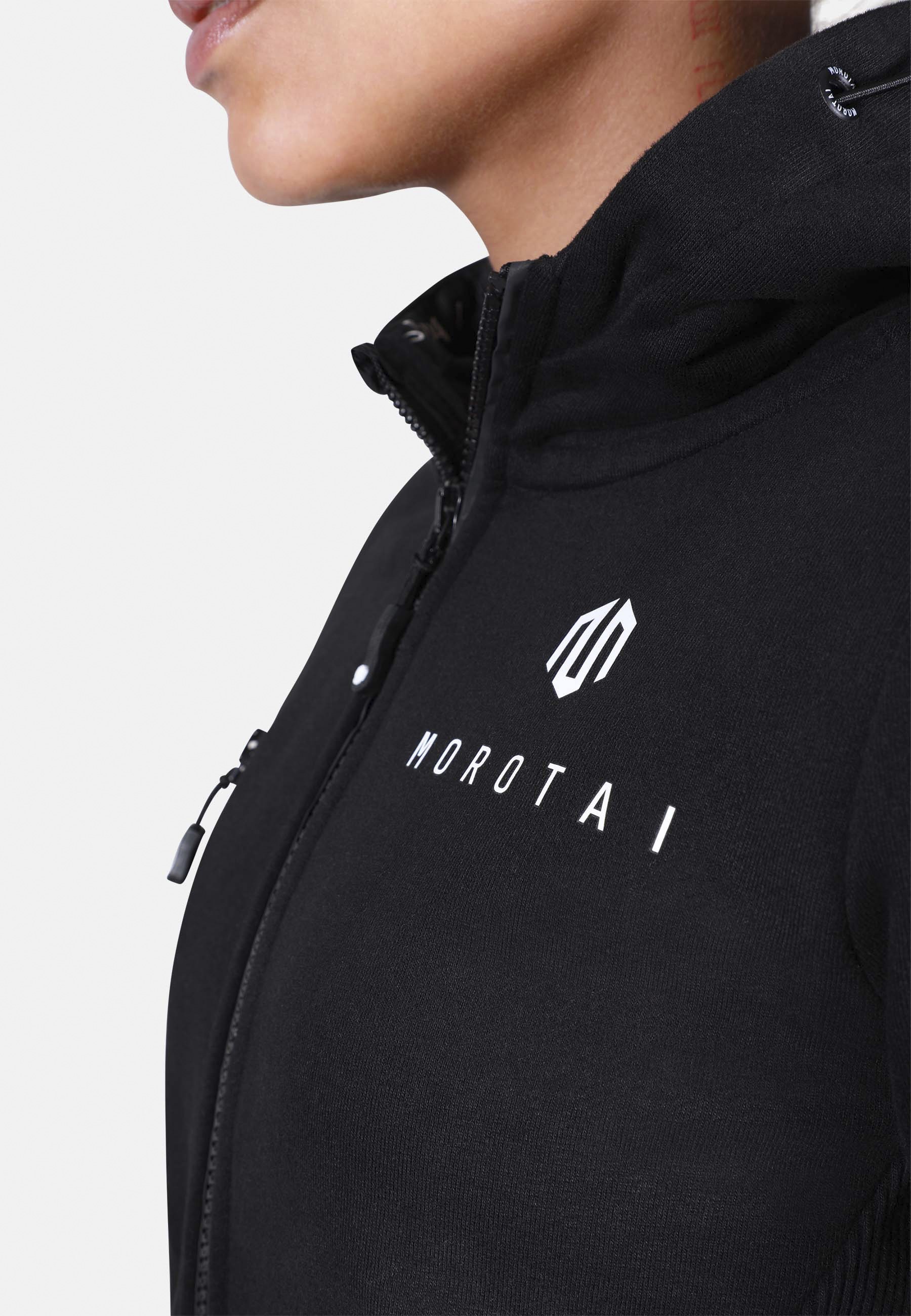 MOROTAI Allwetterjacke »MOROTAI Damen Morotai Neo Zip Sweatjacket« 1 Stk. tlg. mit Kapuze