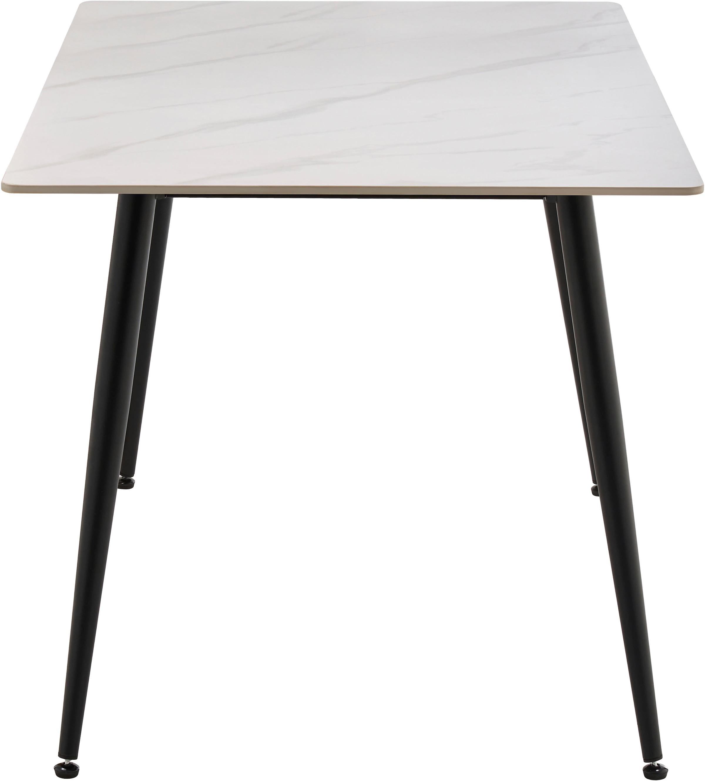 OTTO home Esstisch »Juniper« 1 Stk. tlg. Tisch 140x80cm in Sinterstein-Keramikoptik für bis zu 6 Personen