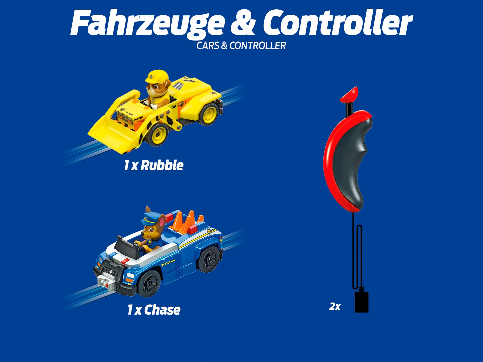 Carrera® Autorennbahn »Carrera First, Paw Patrol - On the Double«