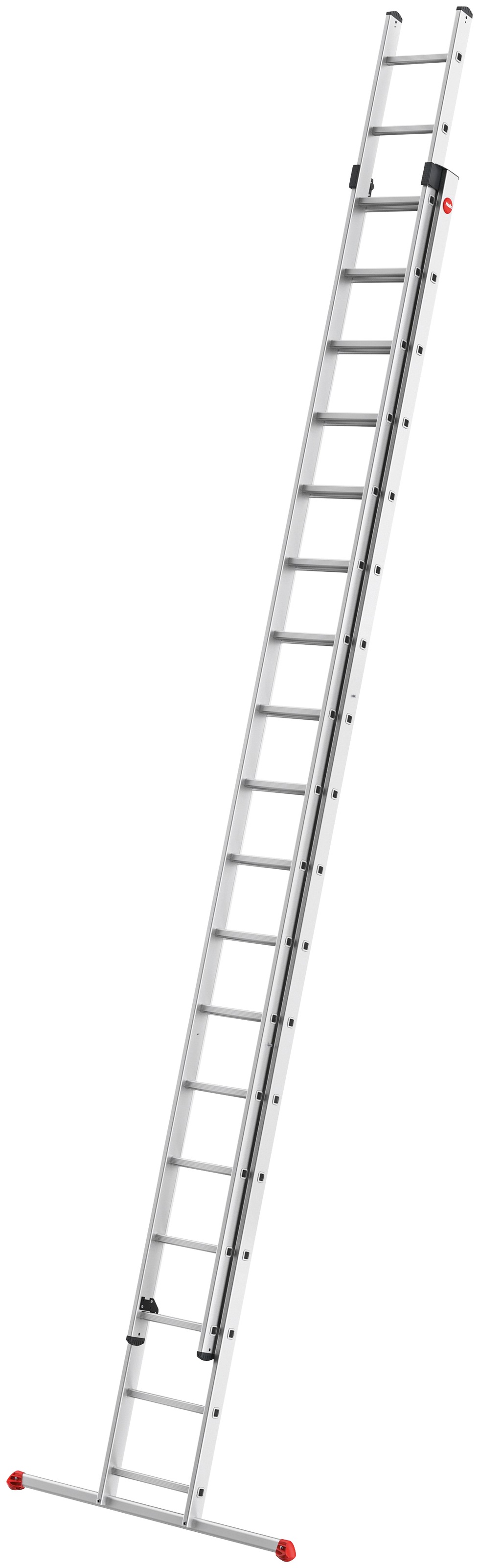 Hailo Anlegeleiter »S80 ProfiStep duo«, Aluminium-Schiebeleiter 2-teilig 2x18 Sprossen