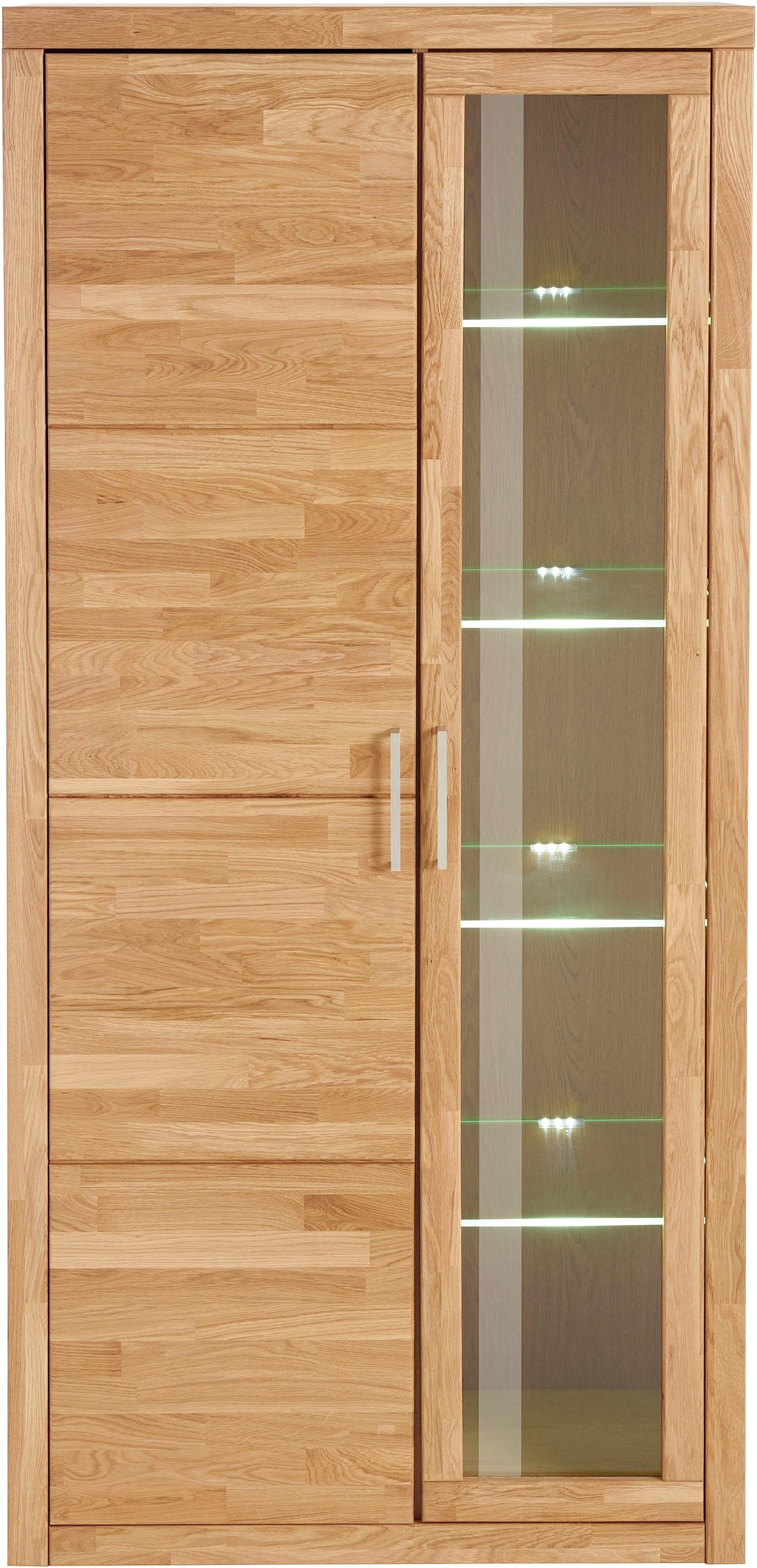 Home affaire Vitrine »Logo,190cm hoch,42 cm tief,Fronten Massivholz,10Fäche günstig online kaufen