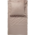 damai Bettwäsche »Streifsatin«, (2 tlg.), in Mako Satin Qualität, 100% Baumwolle, Bett- und Kopfkissenbezug mit Reißverschluss, kühlende Sommerbettwäsche, ganzjährig einsetzbar