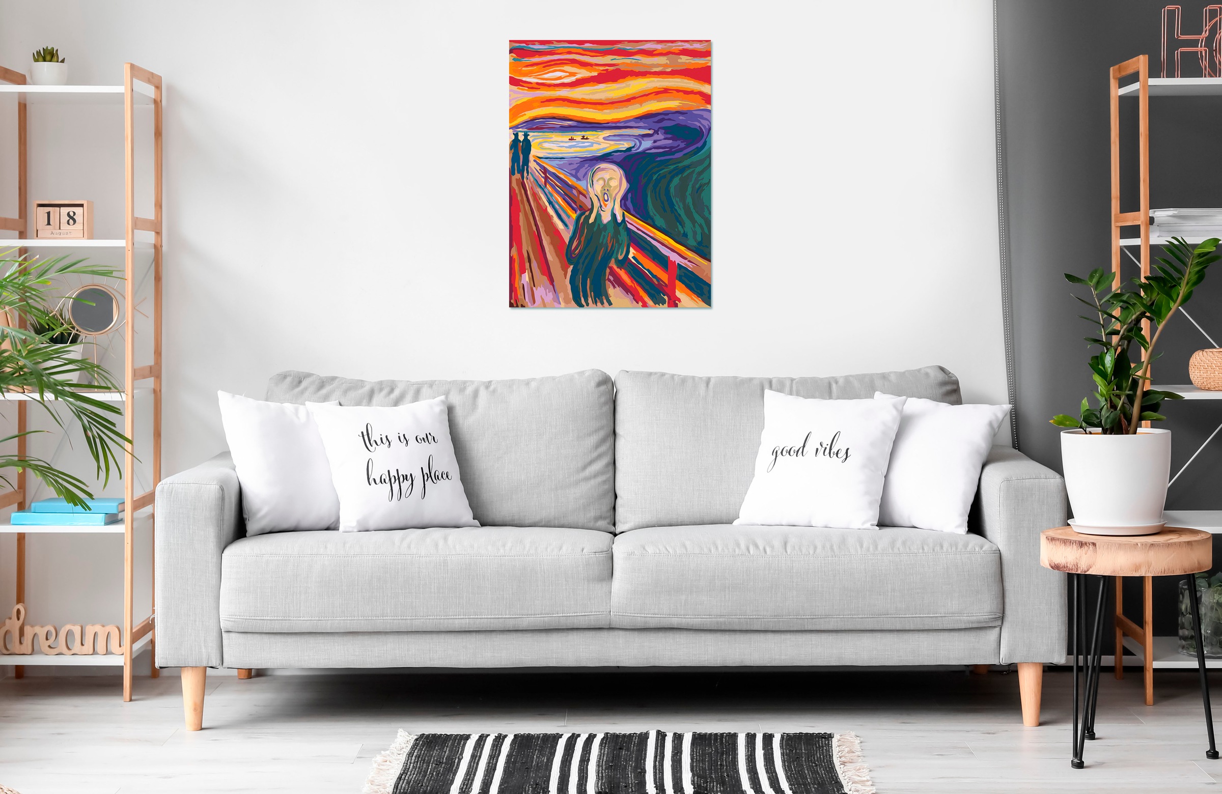 Ravensburger Malen nach Zahlen »CreArt, ART Collection, Munch-Schrei« für Erwachsene; Made in Europe