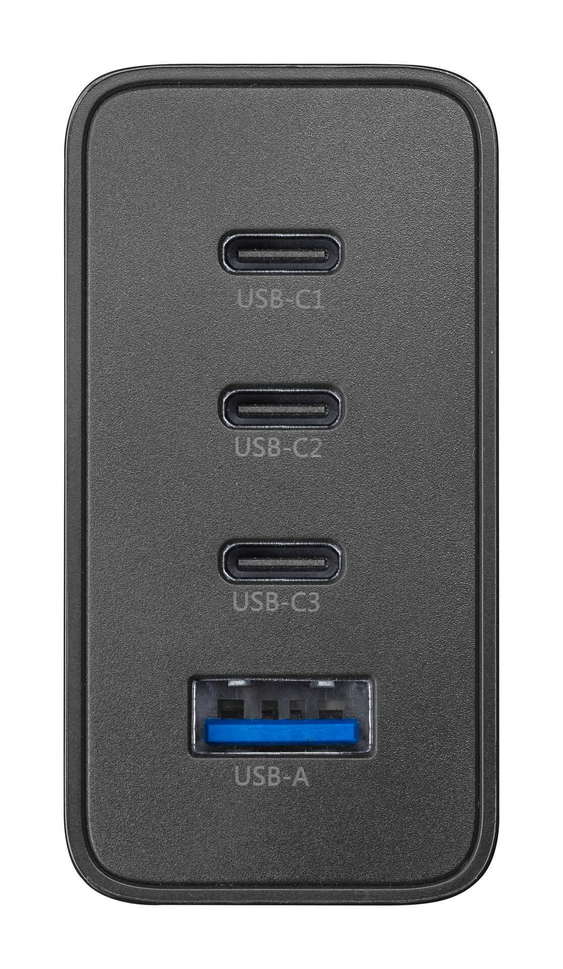 Cellularline USB-Ladegerät »Multipower Nano 100W Reiselader 4 Port GaN«, Apple iPhone, iPad, MacBook, Samsung Galaxy Tab, S23 S24, Google Pixel