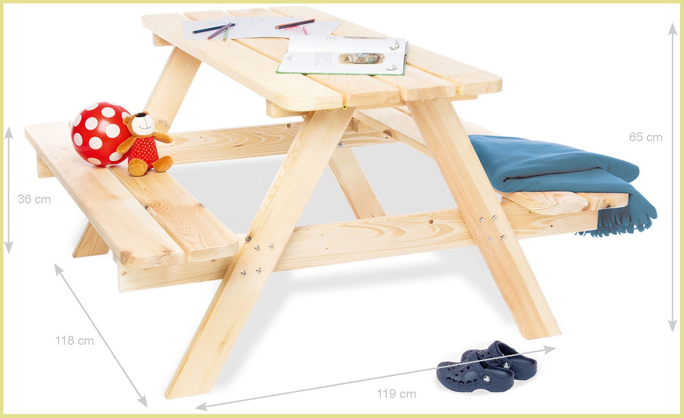 Pinolino® Kindersitzgruppe »Nicki Maxi«, BxLxH: 119x118x65 cm