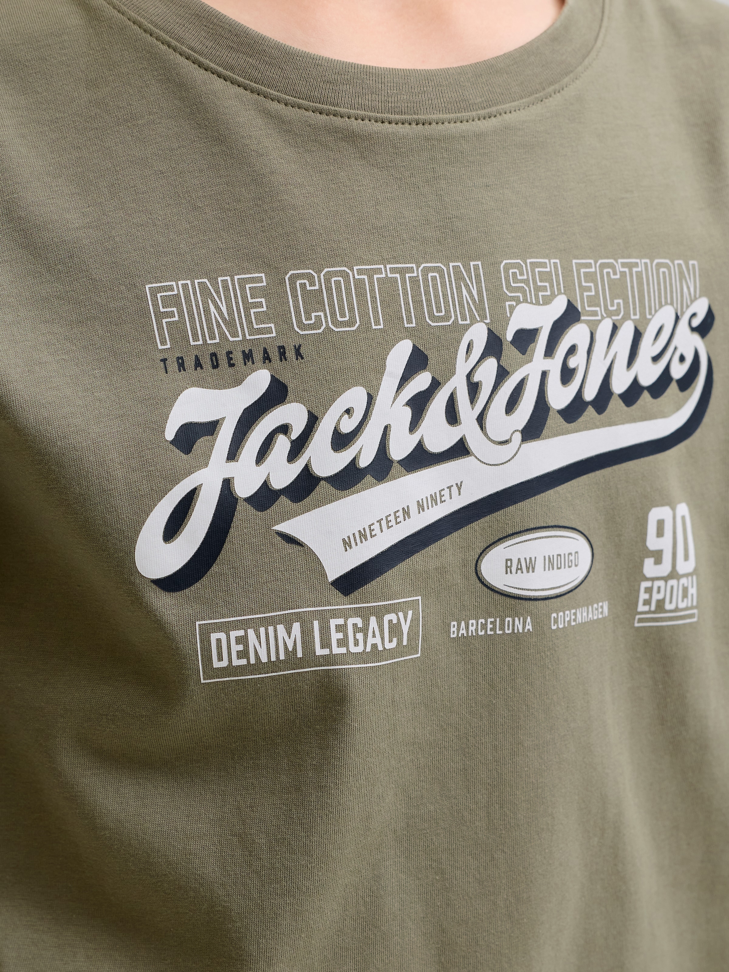 Jack & Jones Junior Langarmshirt »JJELOGO TEE LS 2 COL AW26/25 2PK MP JNR« Packung, 2 Baumwolle, regular fit