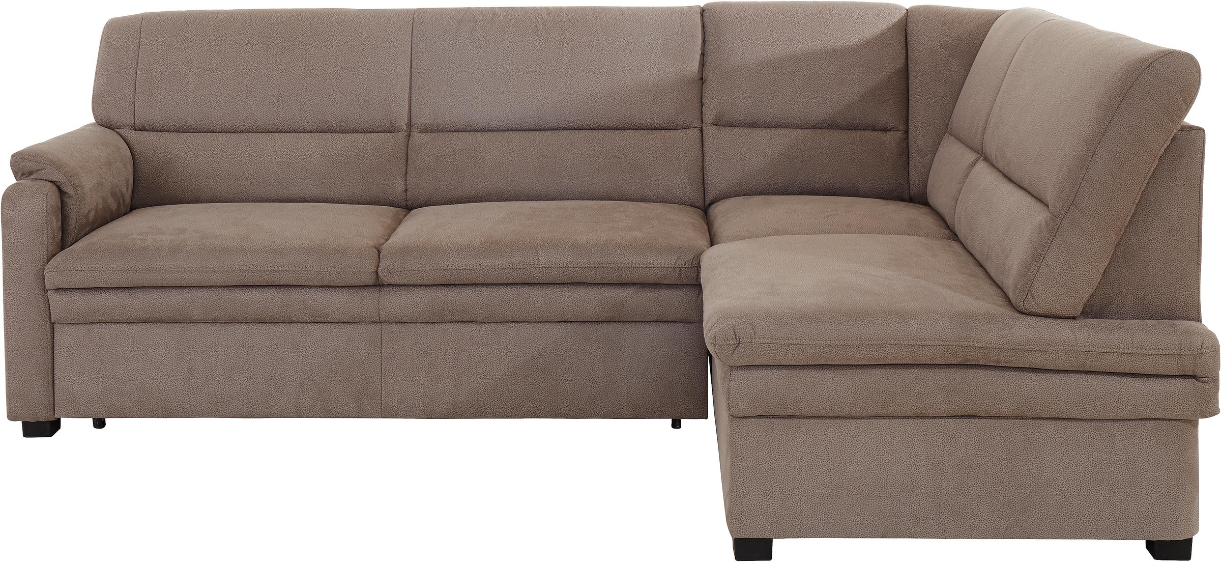 sit&more Ecksofa »Pisa L-Form«, mit Federkern, wahlweise mit Bettfunktion